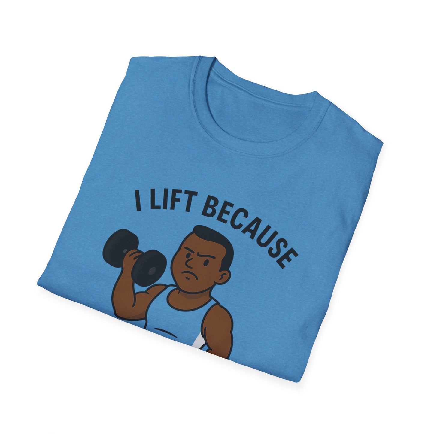 Grit Forge Athletics - "I Lift Because Punching People is Frowned Upon" Weightlifting Tee