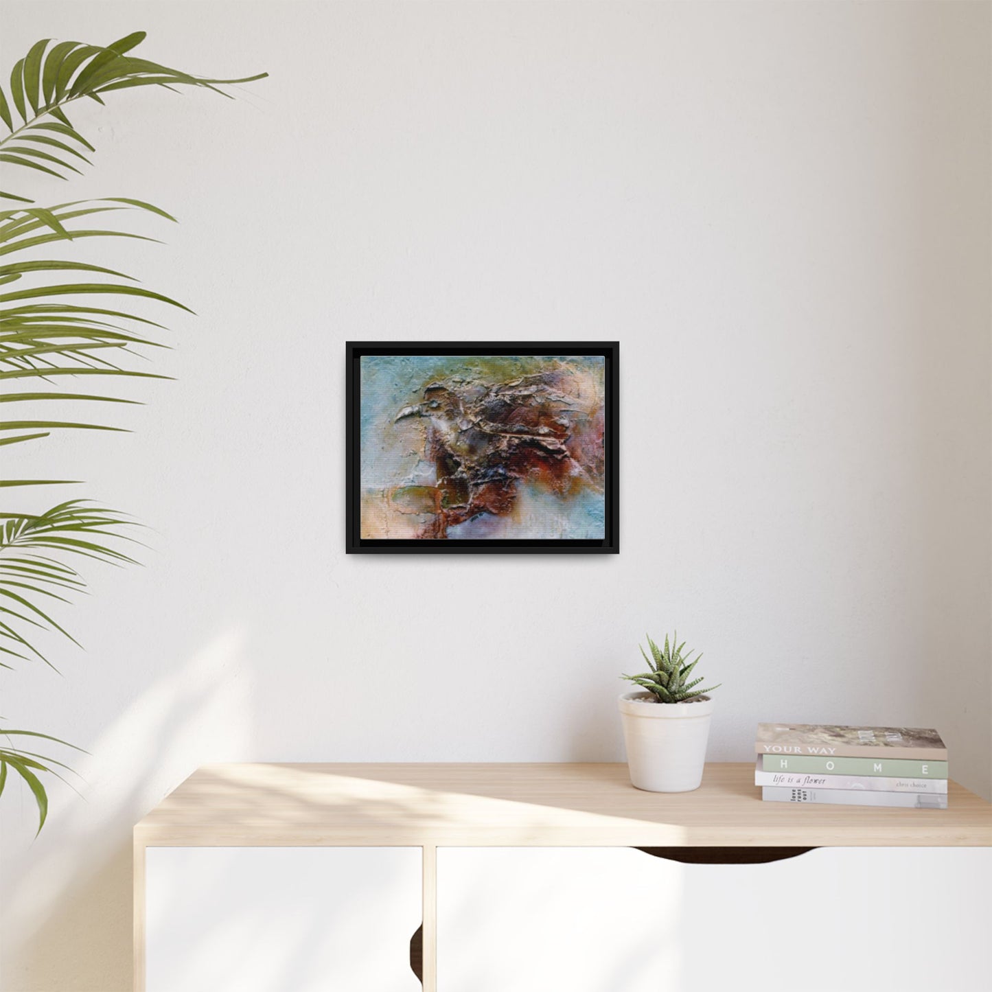 Authentic 1960s Painting Print - "Bad Omen"