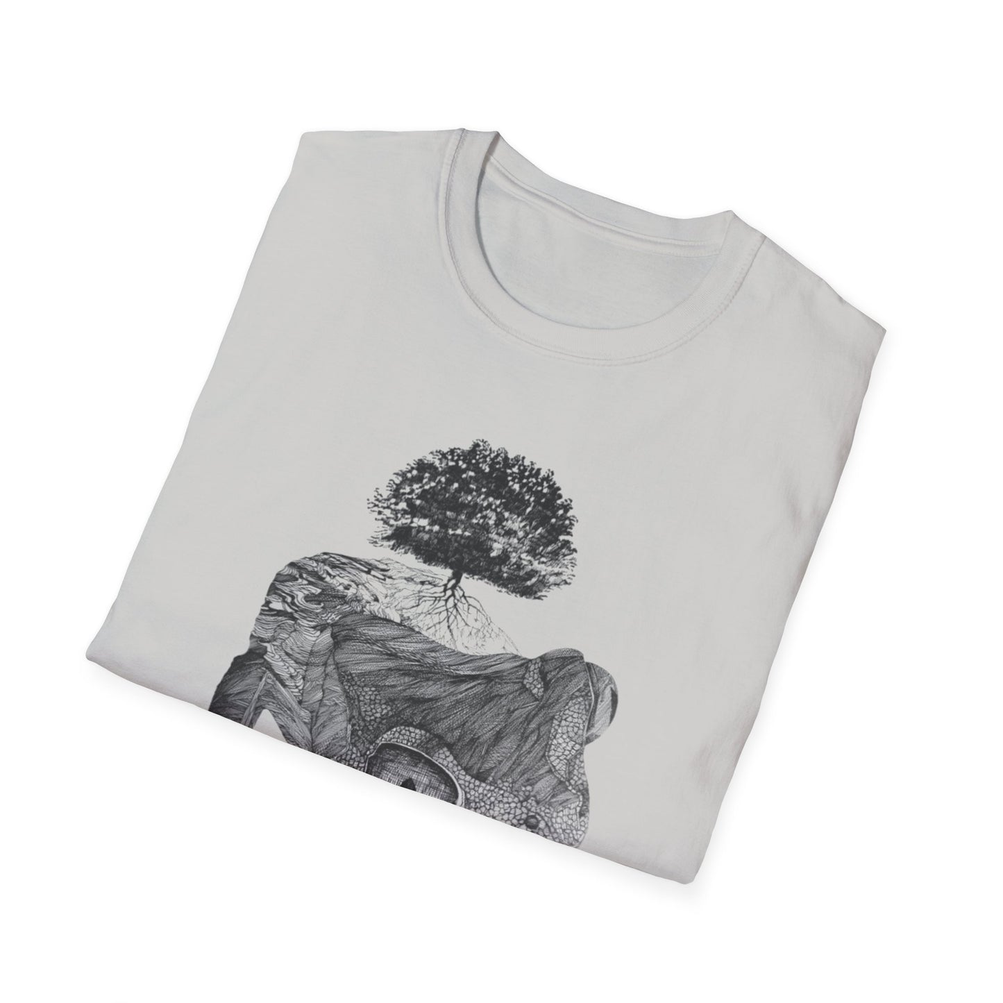 Abundant Life 1960s Frog Creative Graphic Tee - "Gaia's Shepherd"