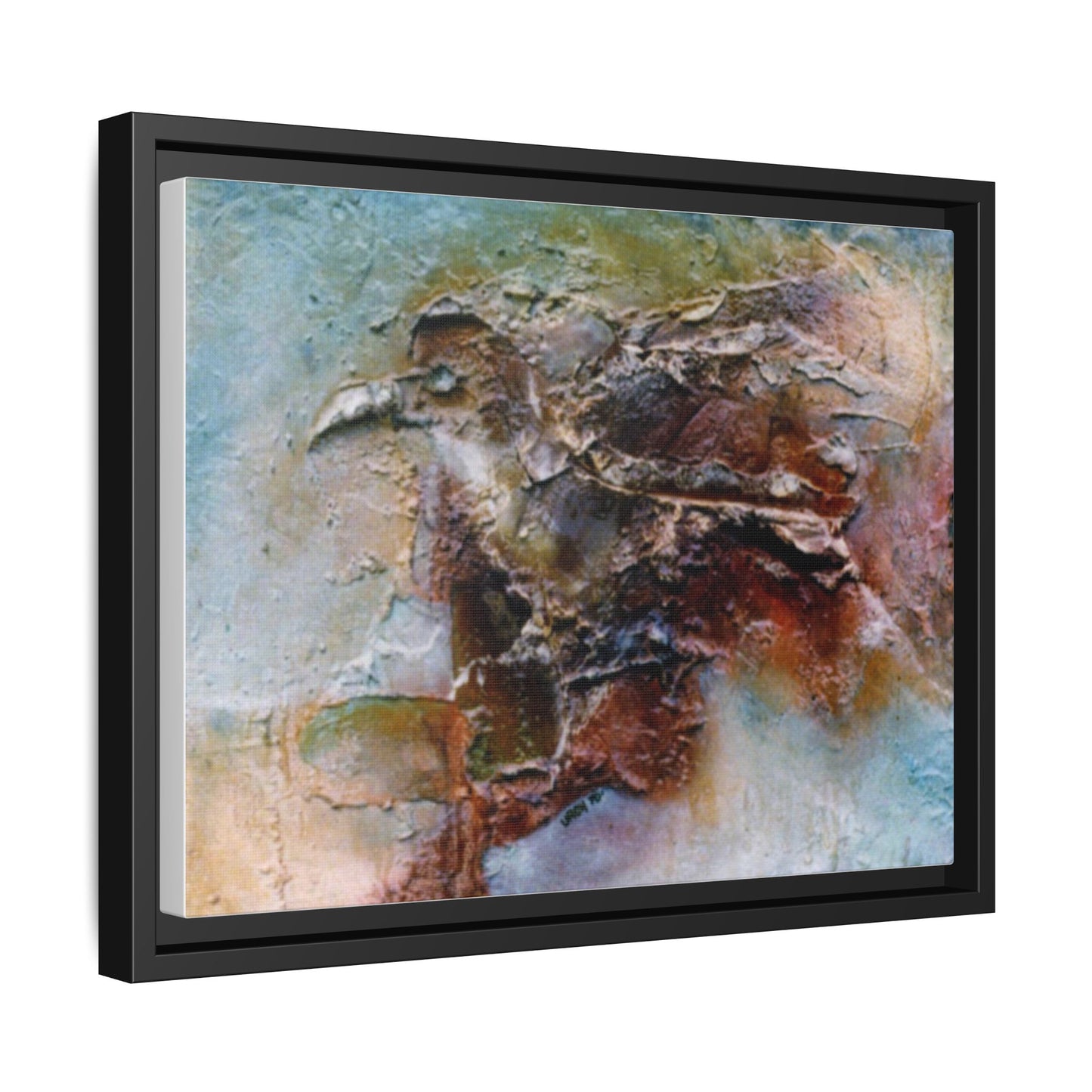 Authentic 1960s Painting Print - "Bad Omen"