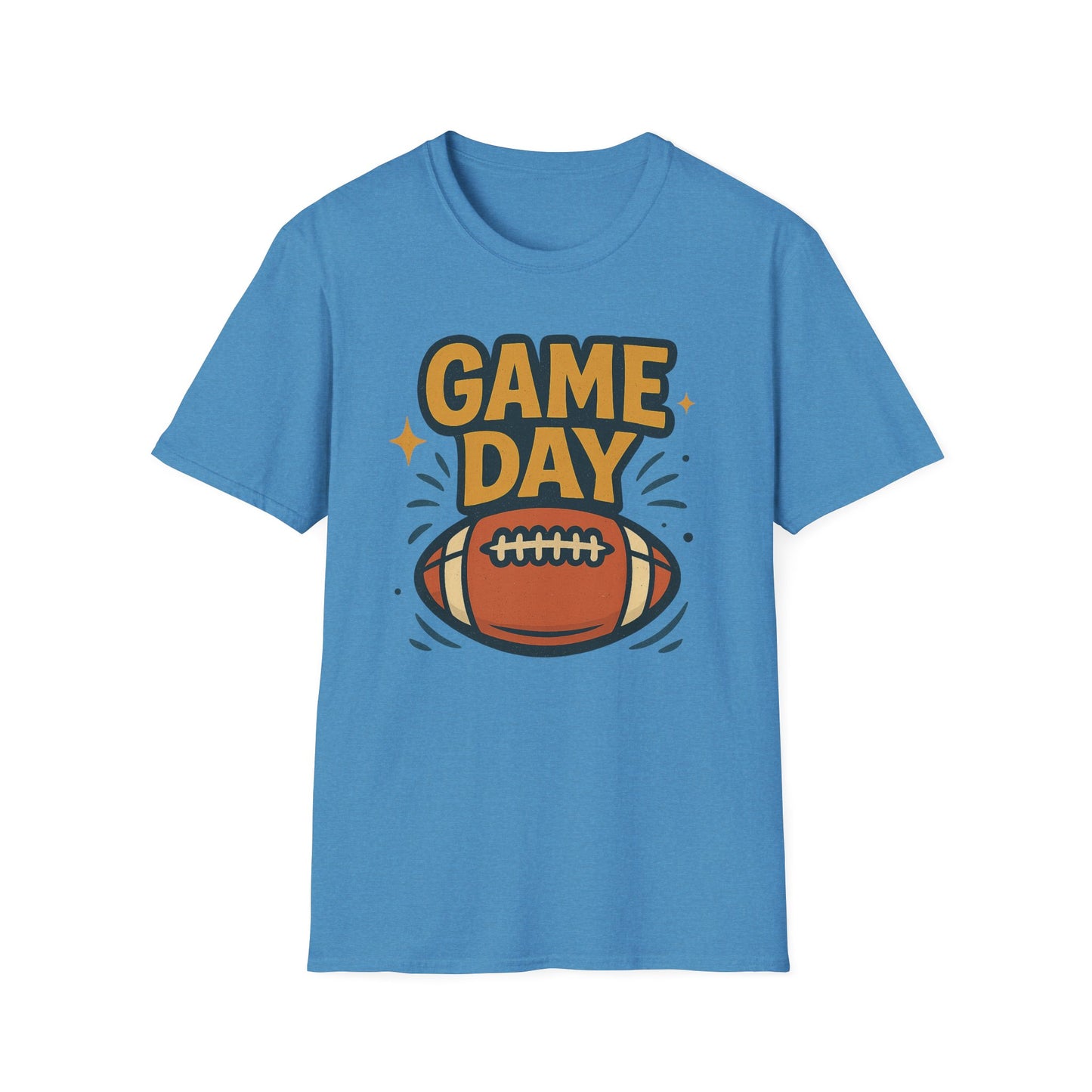 Football Game Day Softstyle T-Shirt for Him or Her