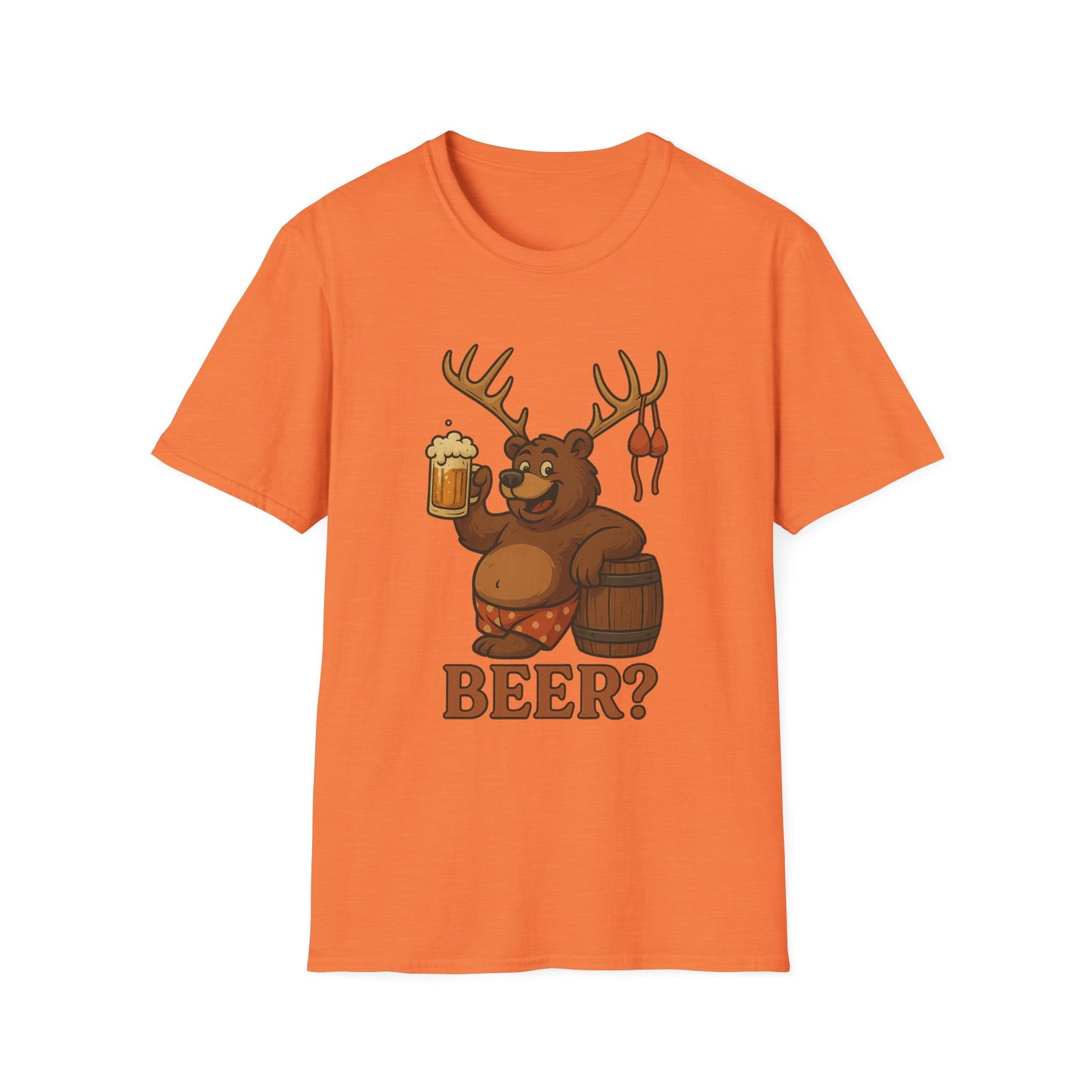 Bear? Deer? Beer? Funny Beer Casual Tee-Shirt