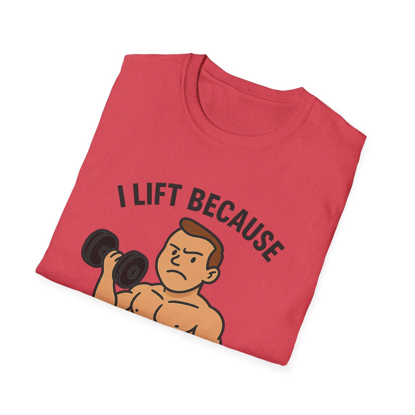 Grit Forge Athletics - "I Lift Because Punching People is Frowned Upon" Weightlifting Tee