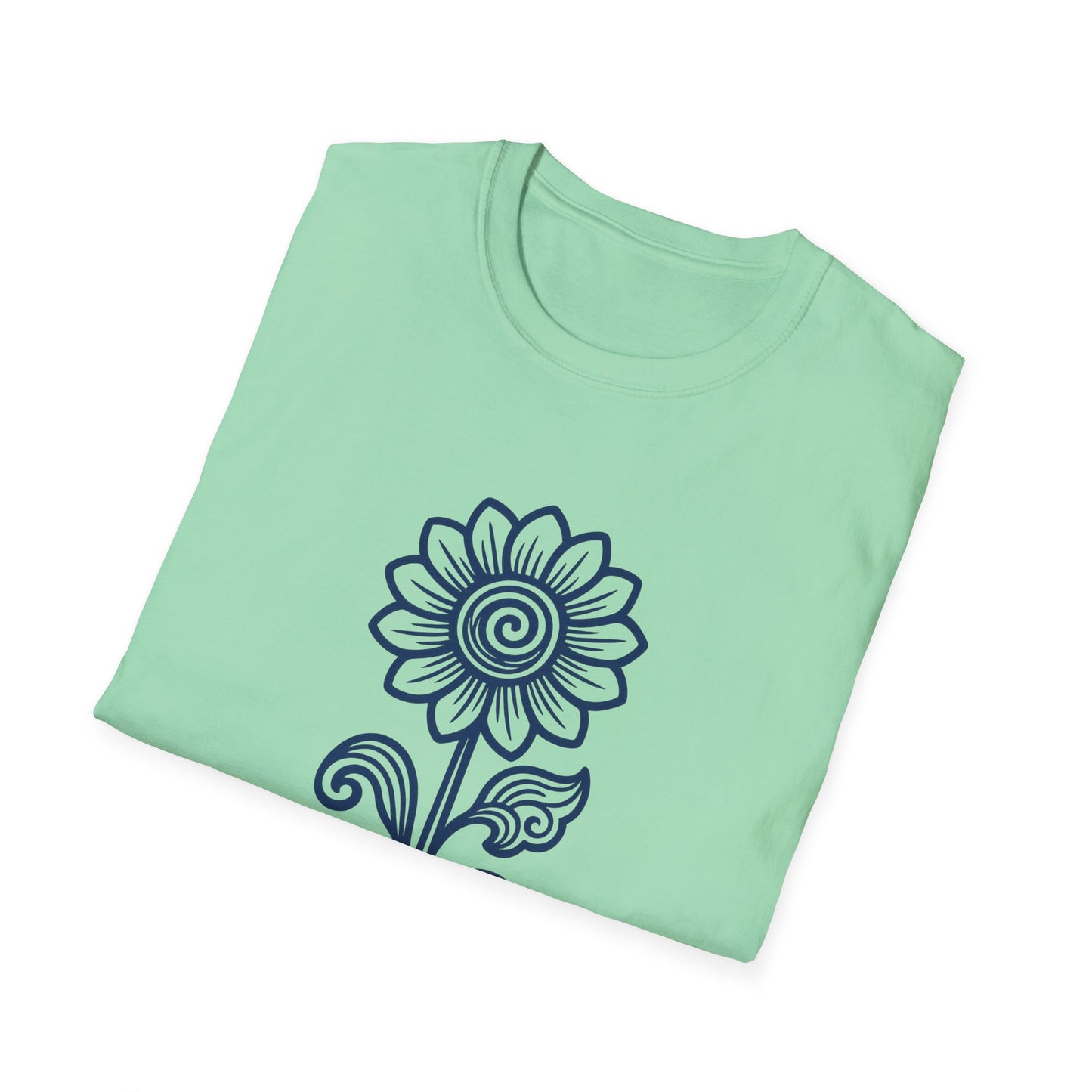 Flower Power Softstyle Casual T-Shirt