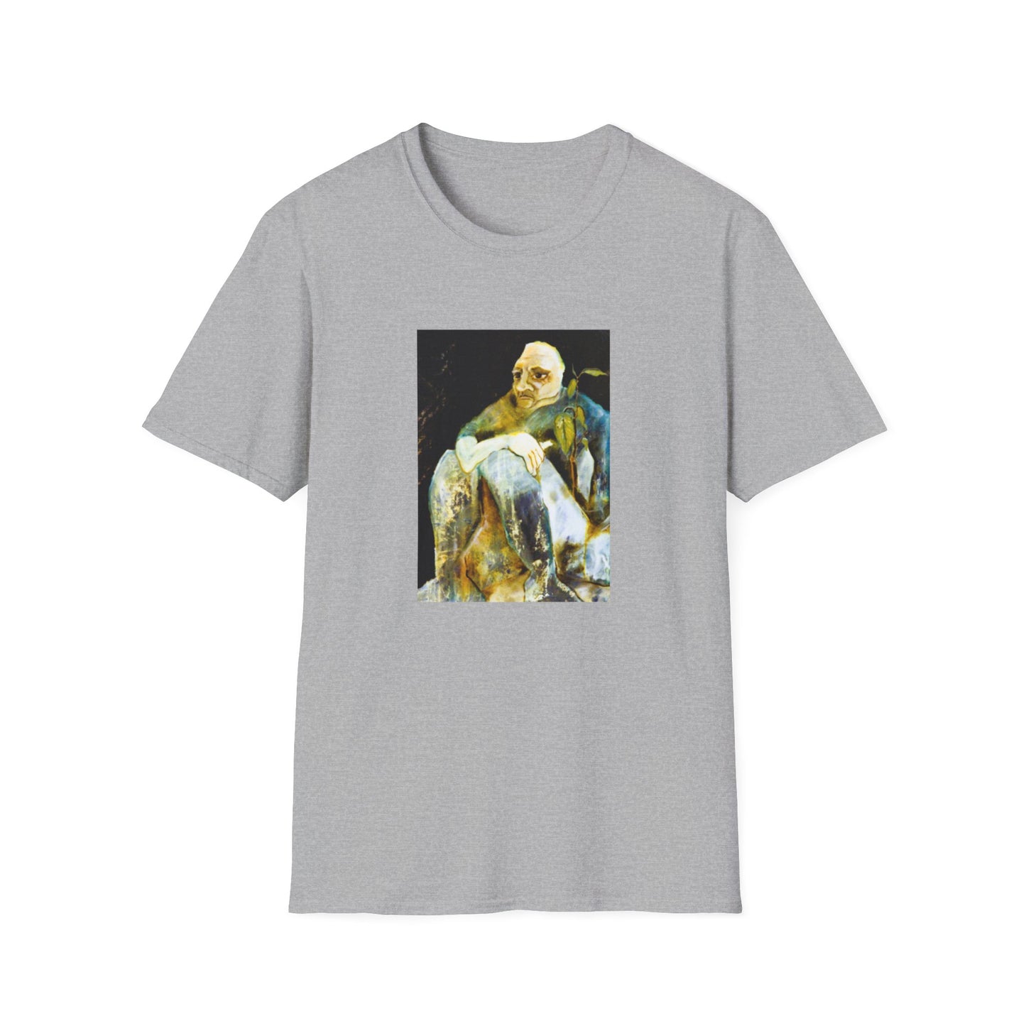 Retro 1960s-Era Authentic Art Tee-Shirt - "Contemplating Shrubbery"