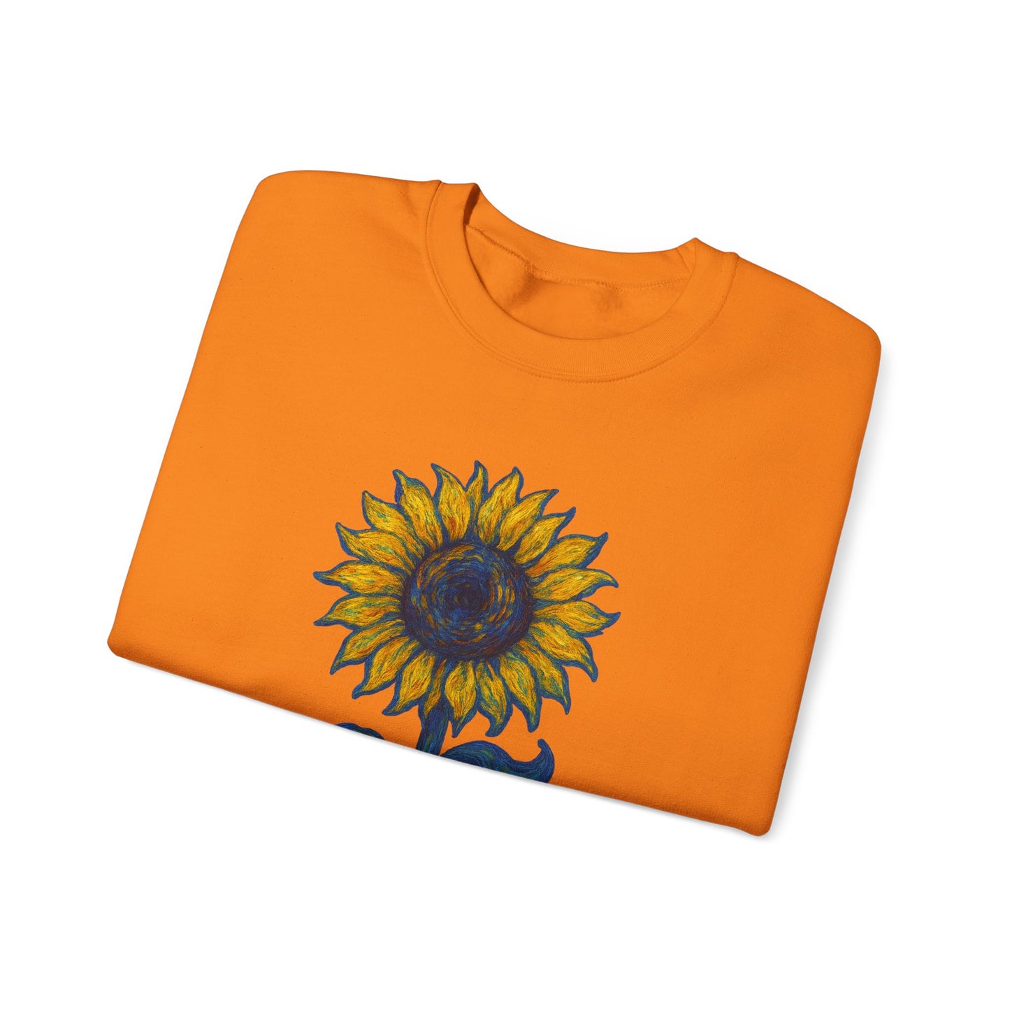 Sunflower Crewneck Cozy Sweatshirt for Her