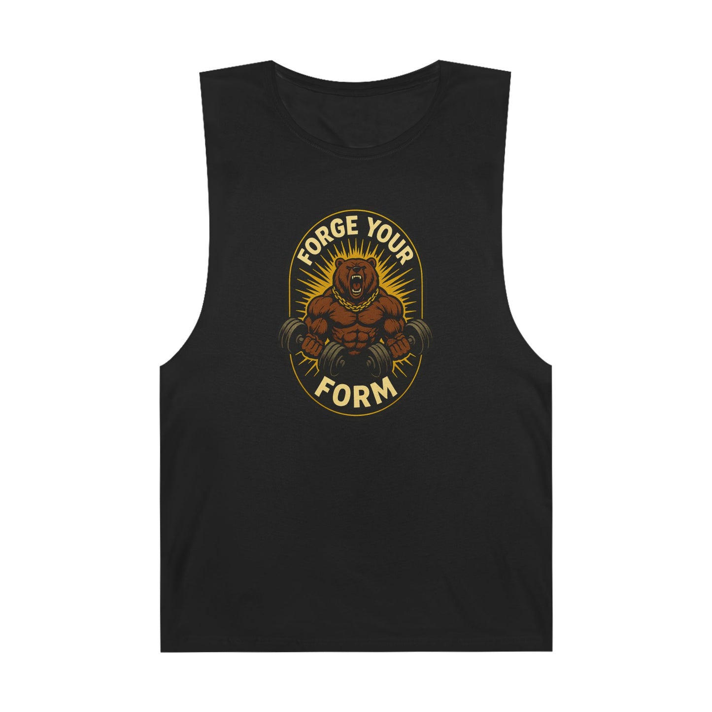 Grit Forge Athletics - "Forge Your Form" Weightlifting Tank Top
