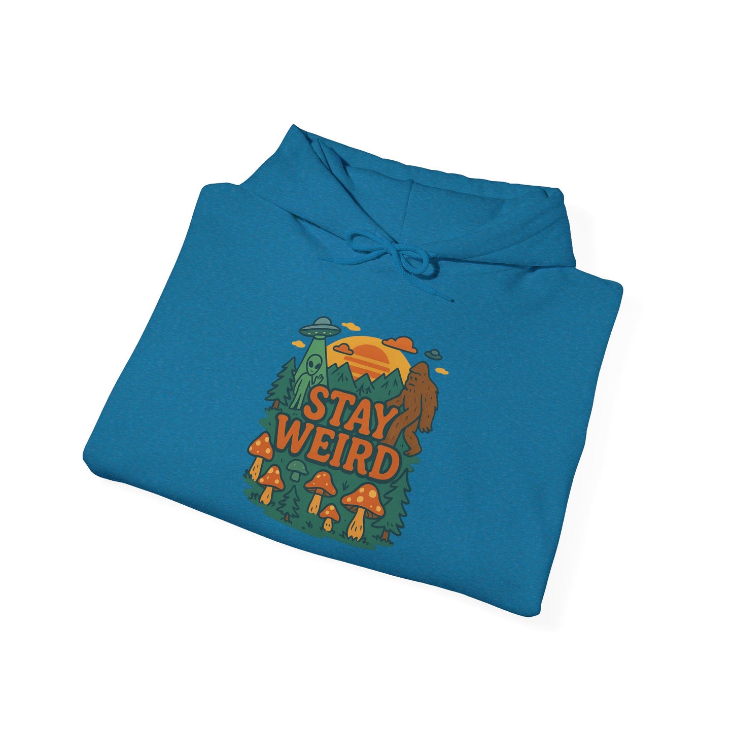 Stay Weird Hoodie, Cozy Apparel For Him or Her