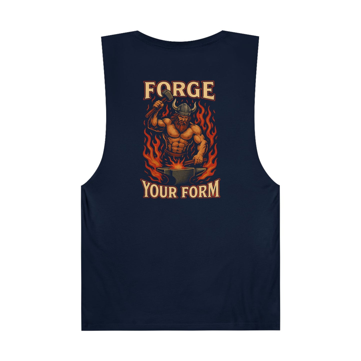 Grit Forge Athletics - "Forge Your Form" Men's Fitness Tank Top