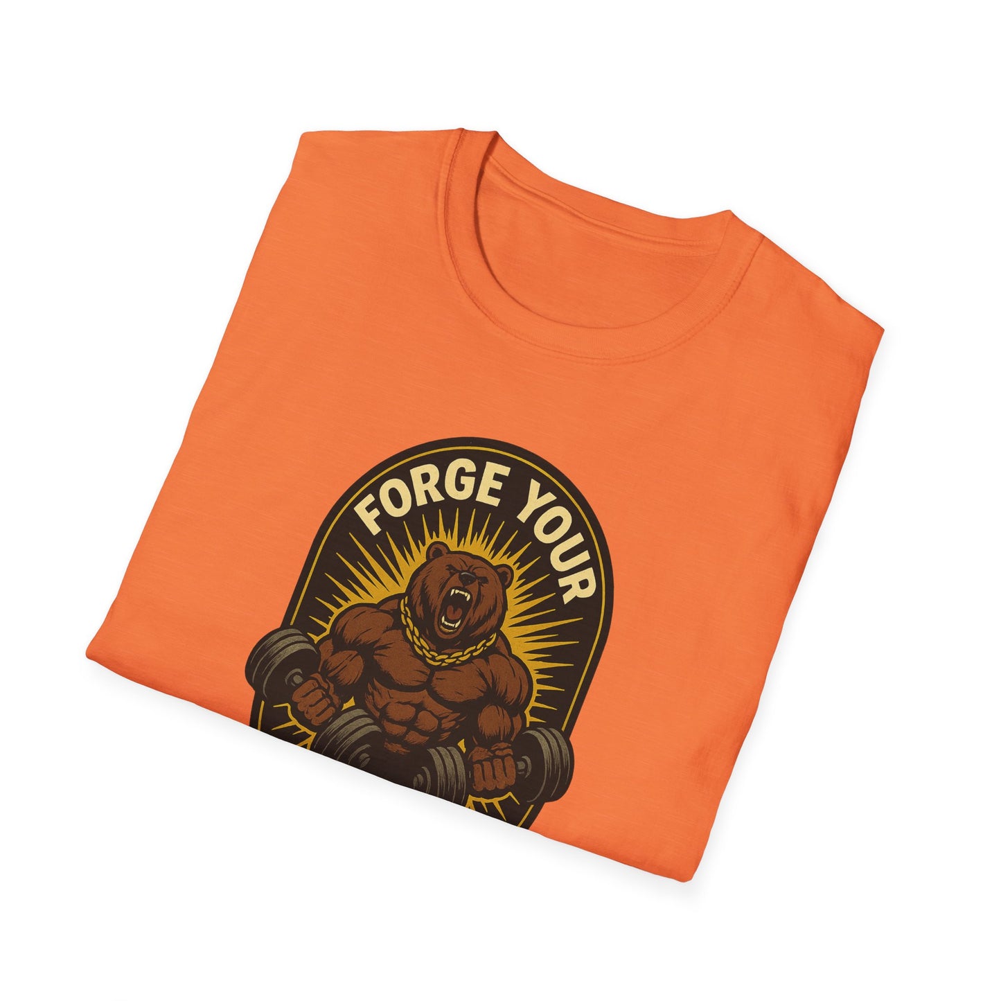 Grit Forge Athletics - "Forge Your Form" Weight Lifting Tee