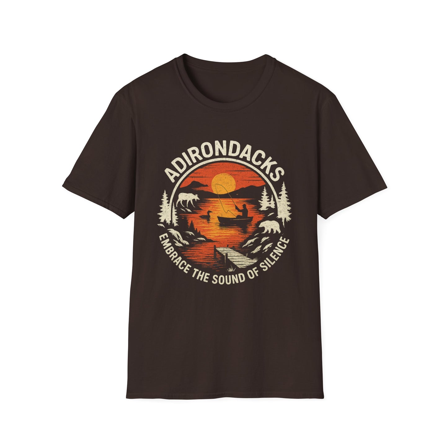 Adirondack Sound of Silence Graphic Tee-Shirt