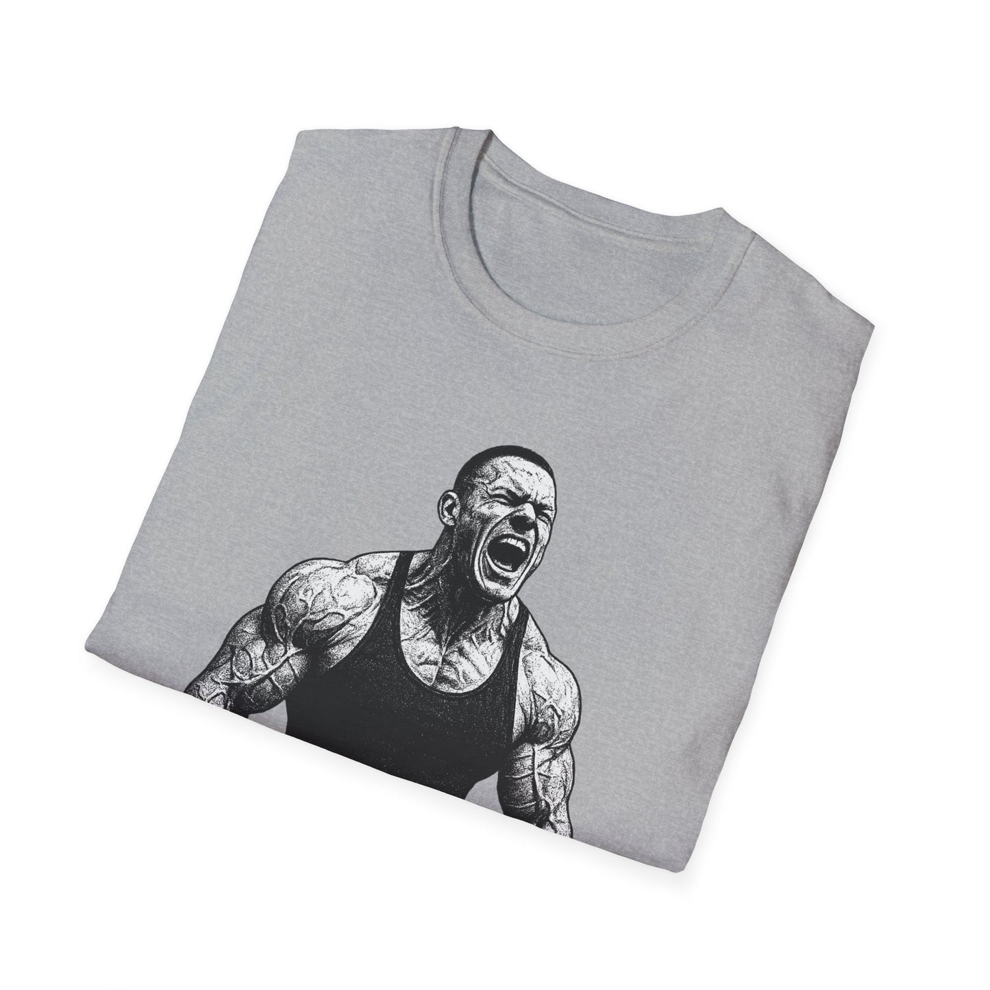 Grit Forge Athletics - "90% Gym, 10% Rage" Men's Bodybuilding Tee-Shirt