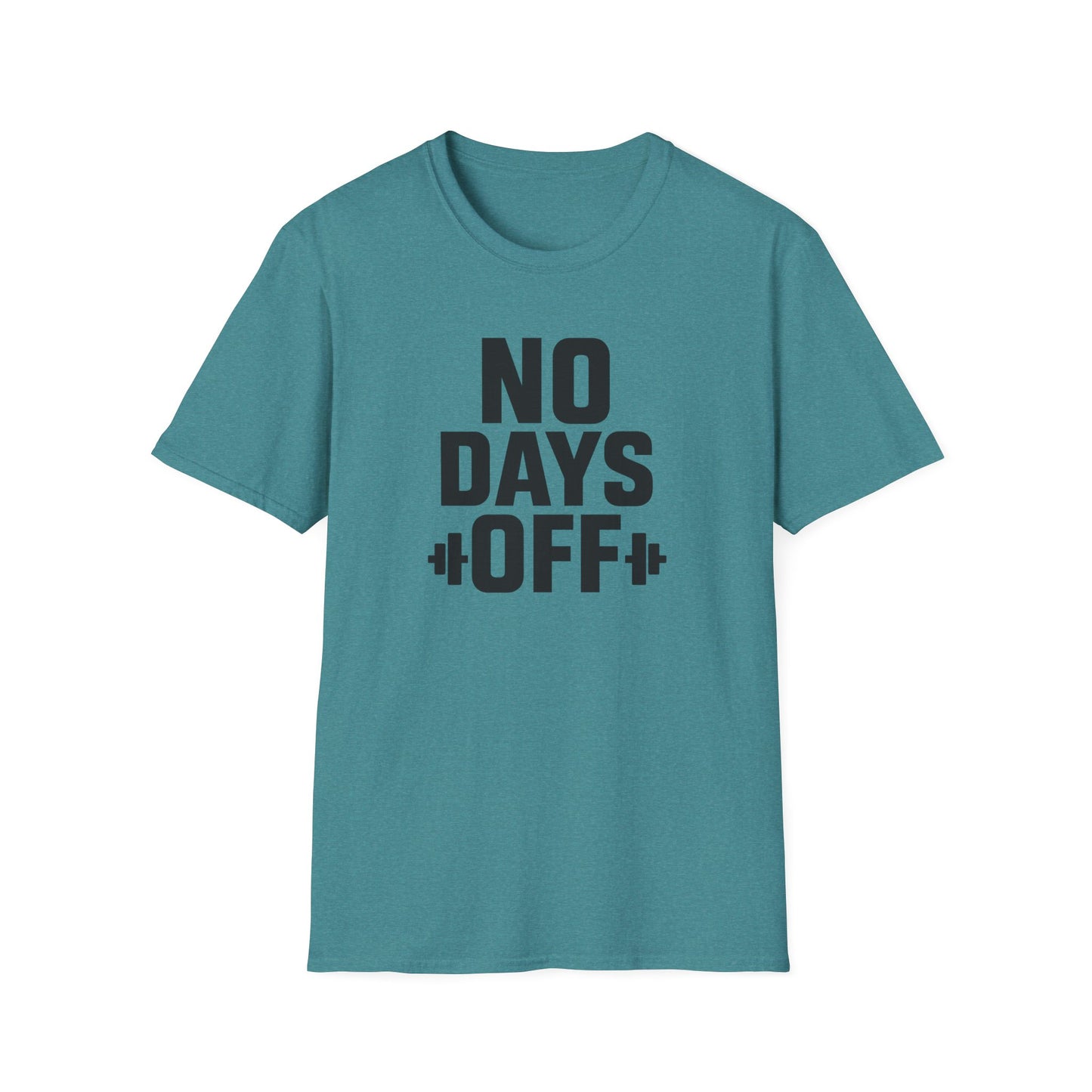 Grit Forge Athletics - "No Days Off" Motivational Fitness T-Shirt