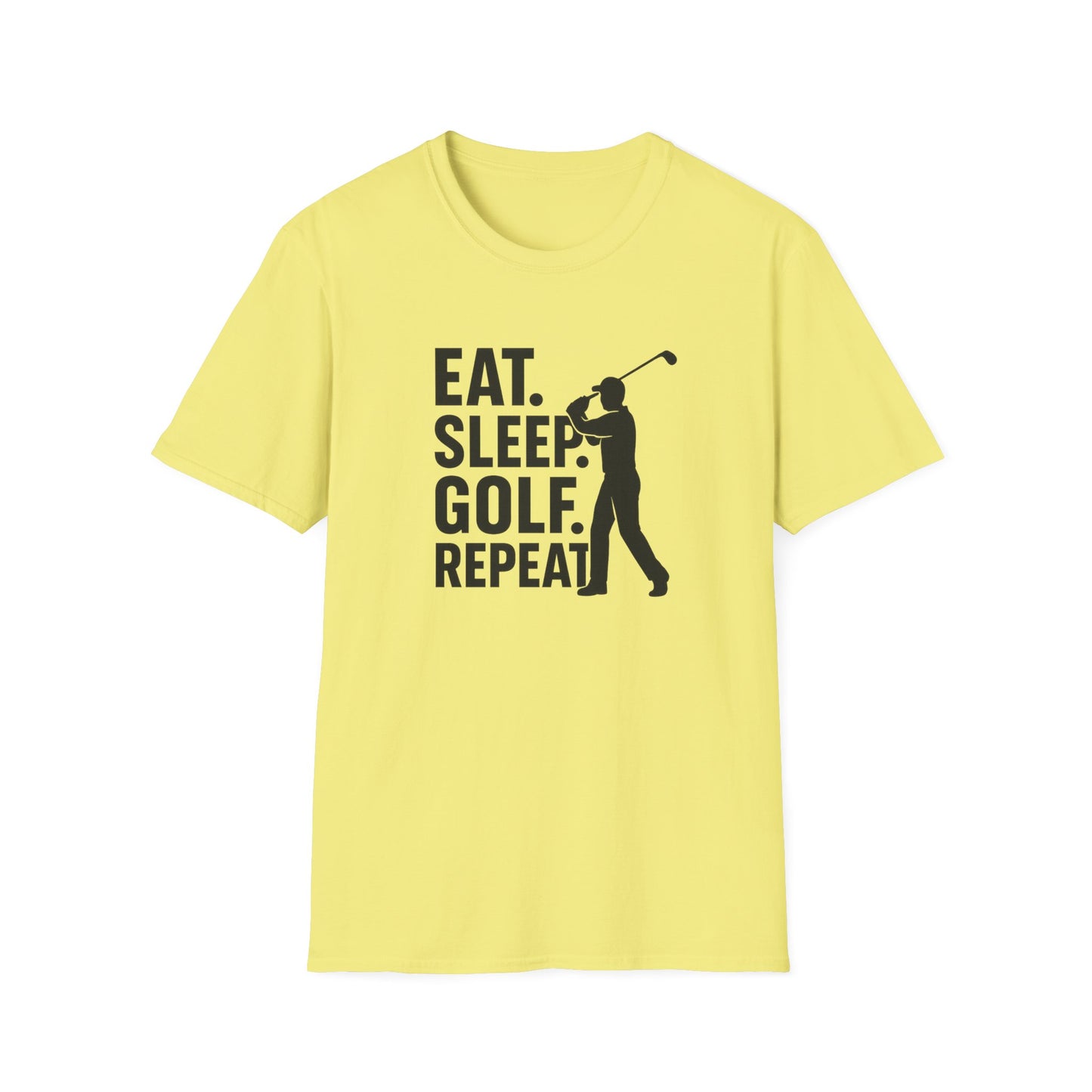 "Eat Sleep Golf Repeat" Golf Lover's T-Shirt