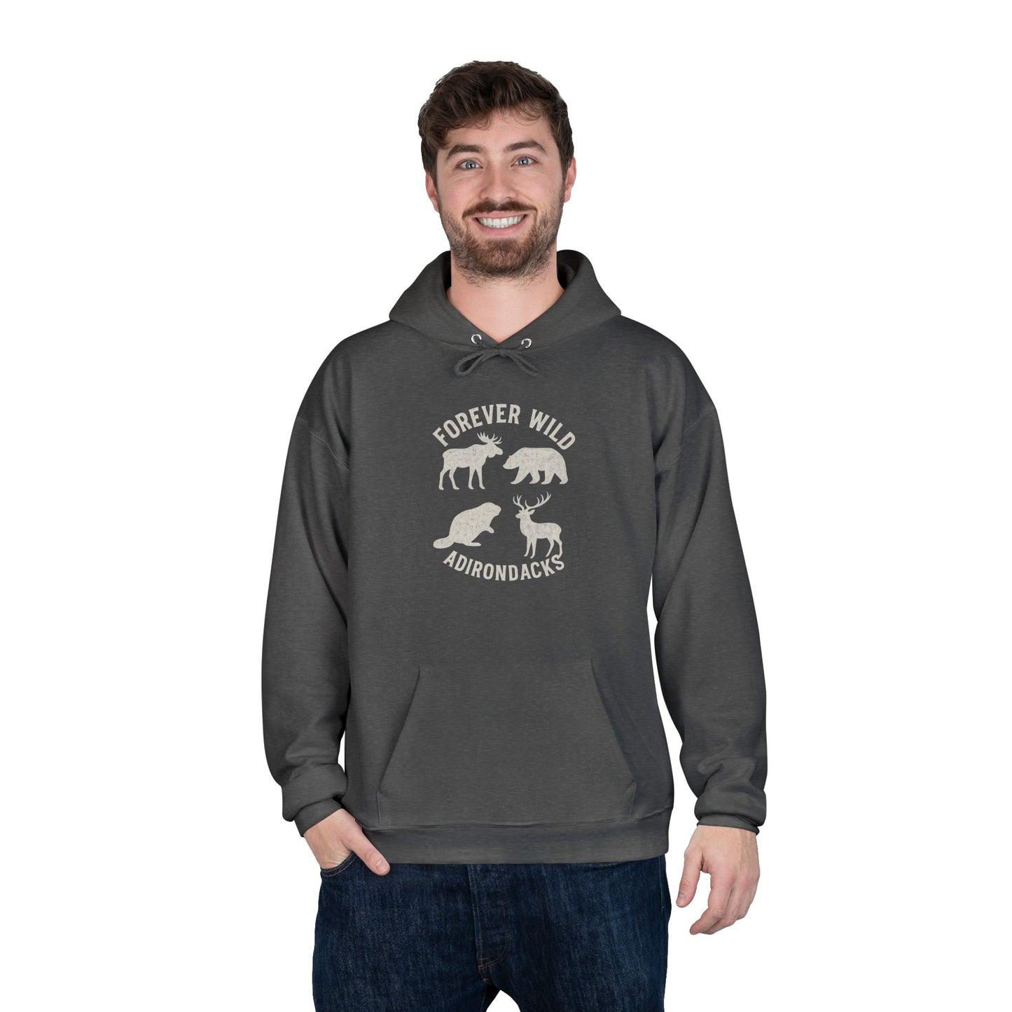 Cozy Adirondack Hoodie - "Forever Wild"