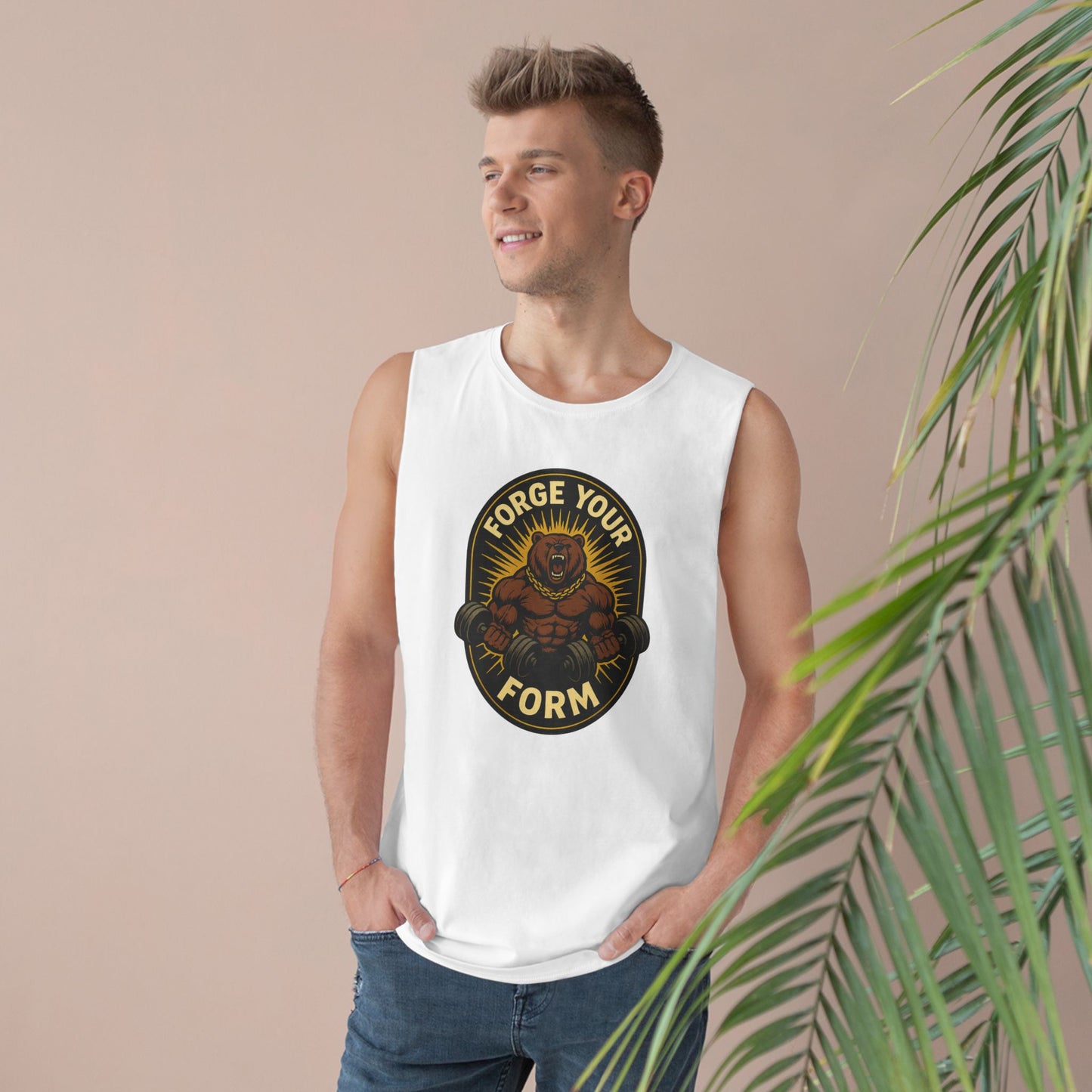 Grit Forge Athletics - "Forge Your Form" Weightlifting Tank Top