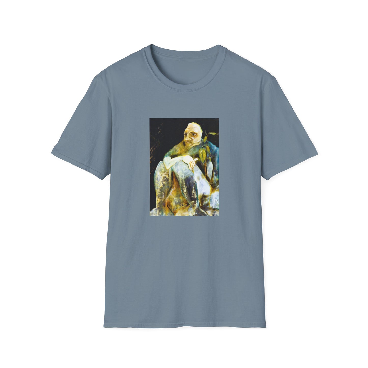 Retro 1960s-Era Authentic Art Tee-Shirt - "Contemplating Shrubbery"