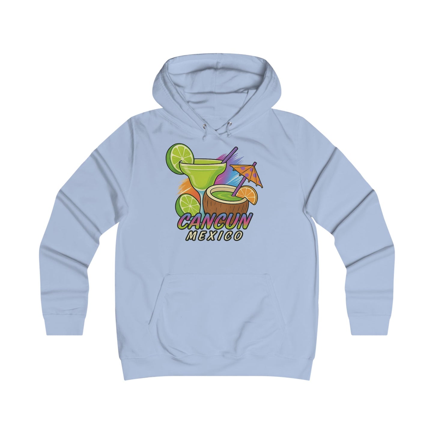 Tropical Cancun Happy Hour, Cocktails, Tropical Fun, Hoodie