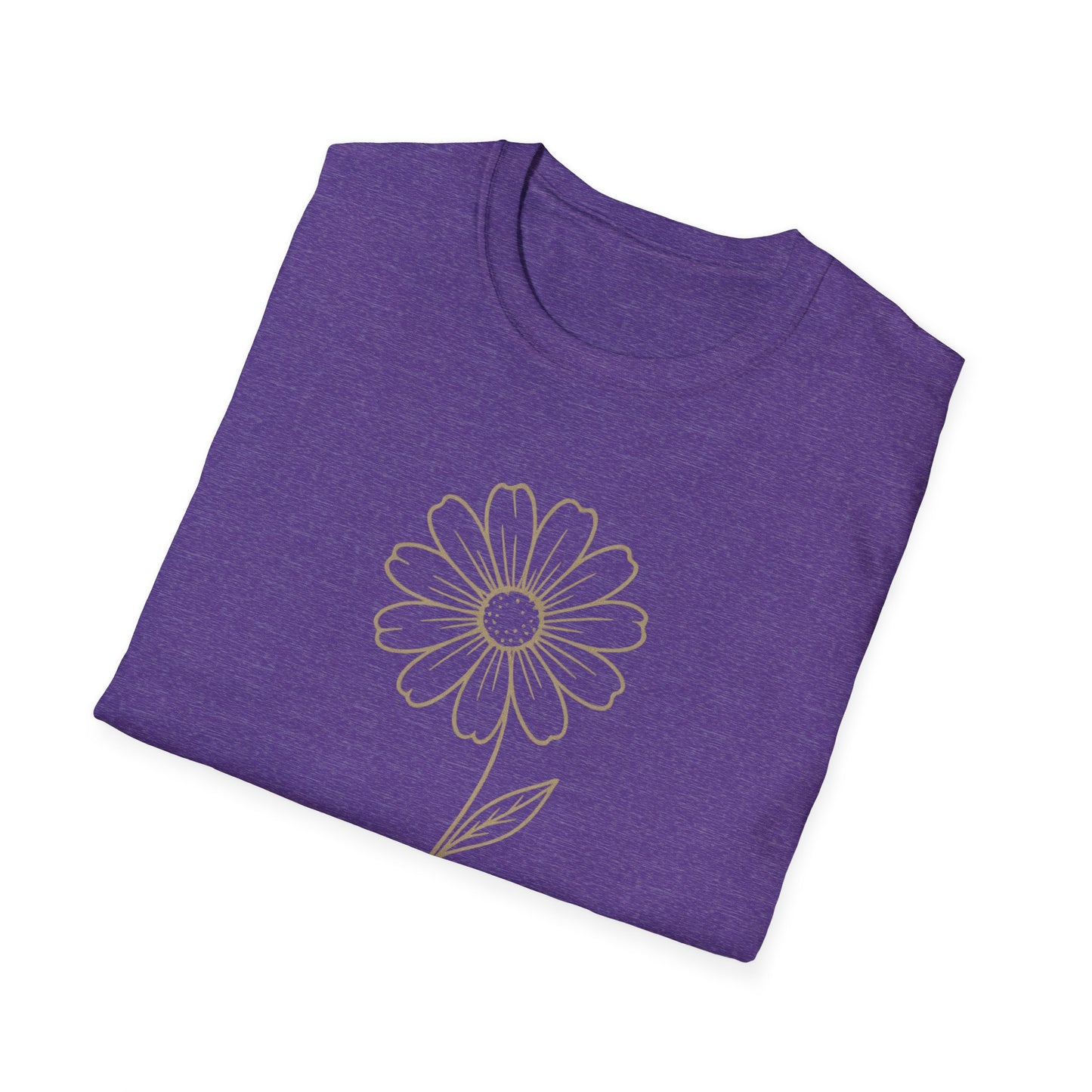 Breathe Floral Relaxed Fit Inspirational Tee-Shirt