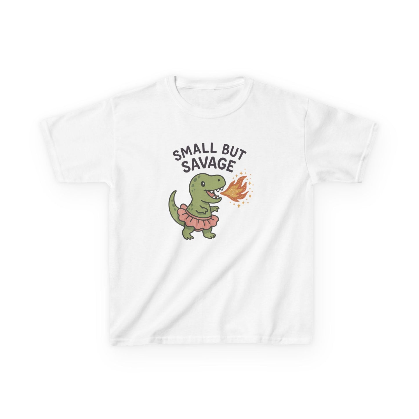KIDS' "Small But Savage" Dinosaur Tee