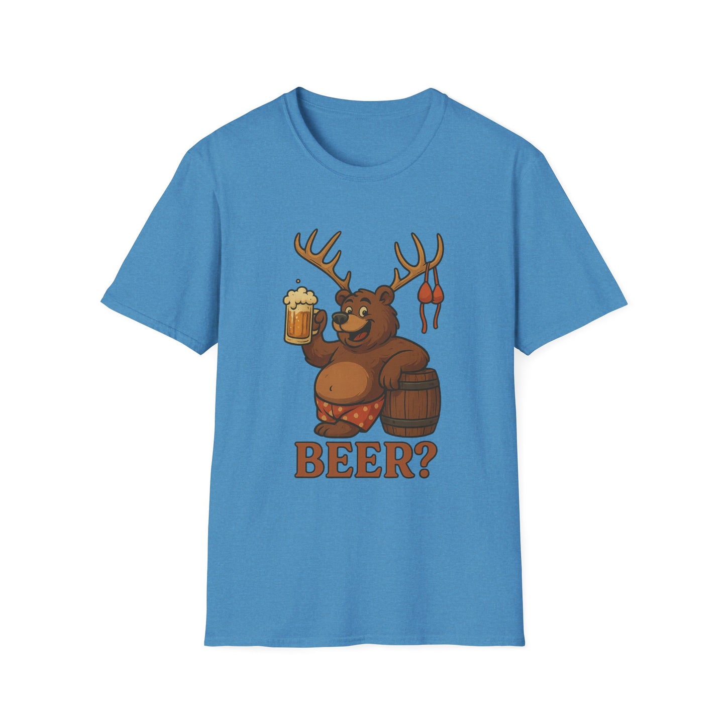 Bear? Deer? Beer? Funny Beer Casual Tee-Shirt