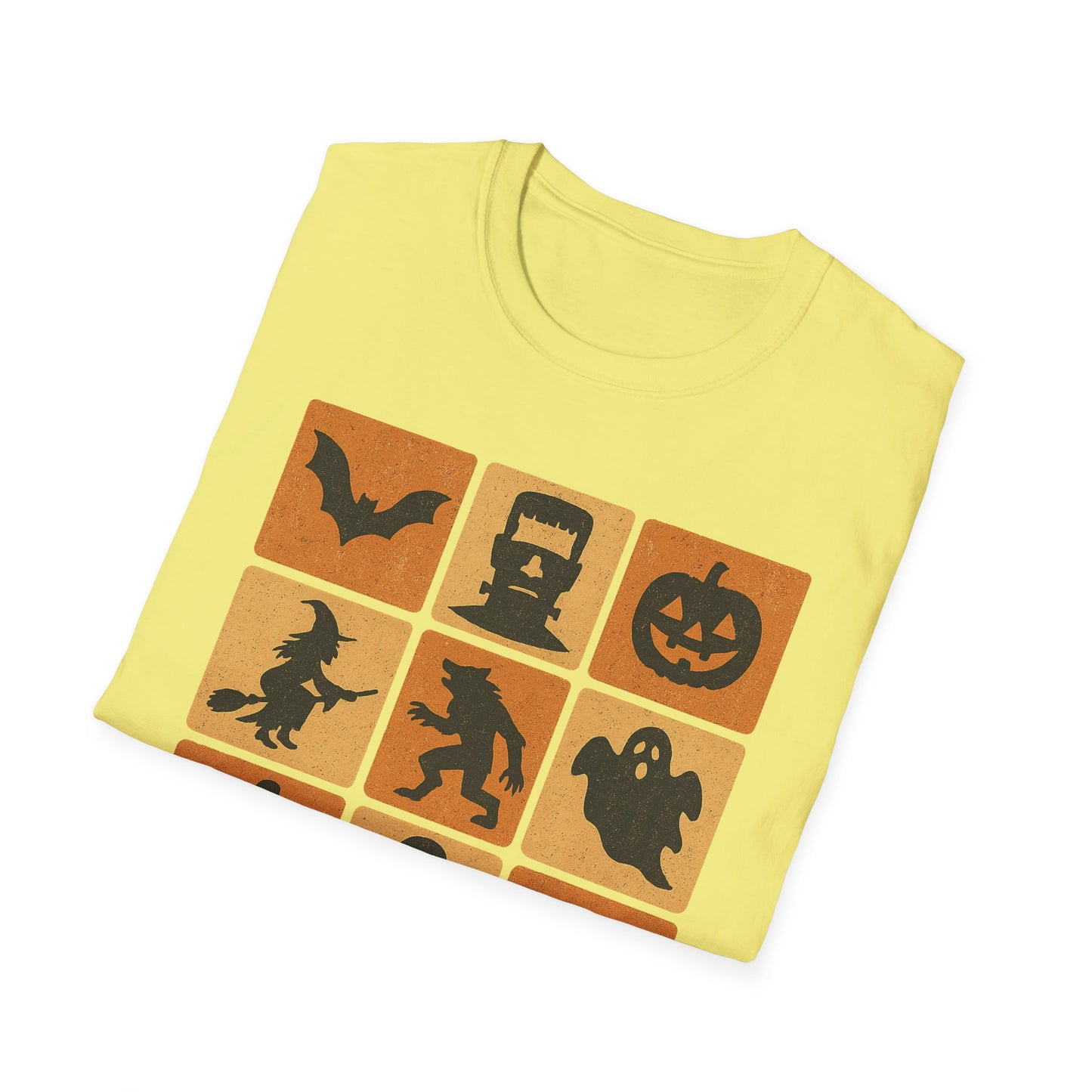 Halloween-Themed Monster Graphic Tee Shirt