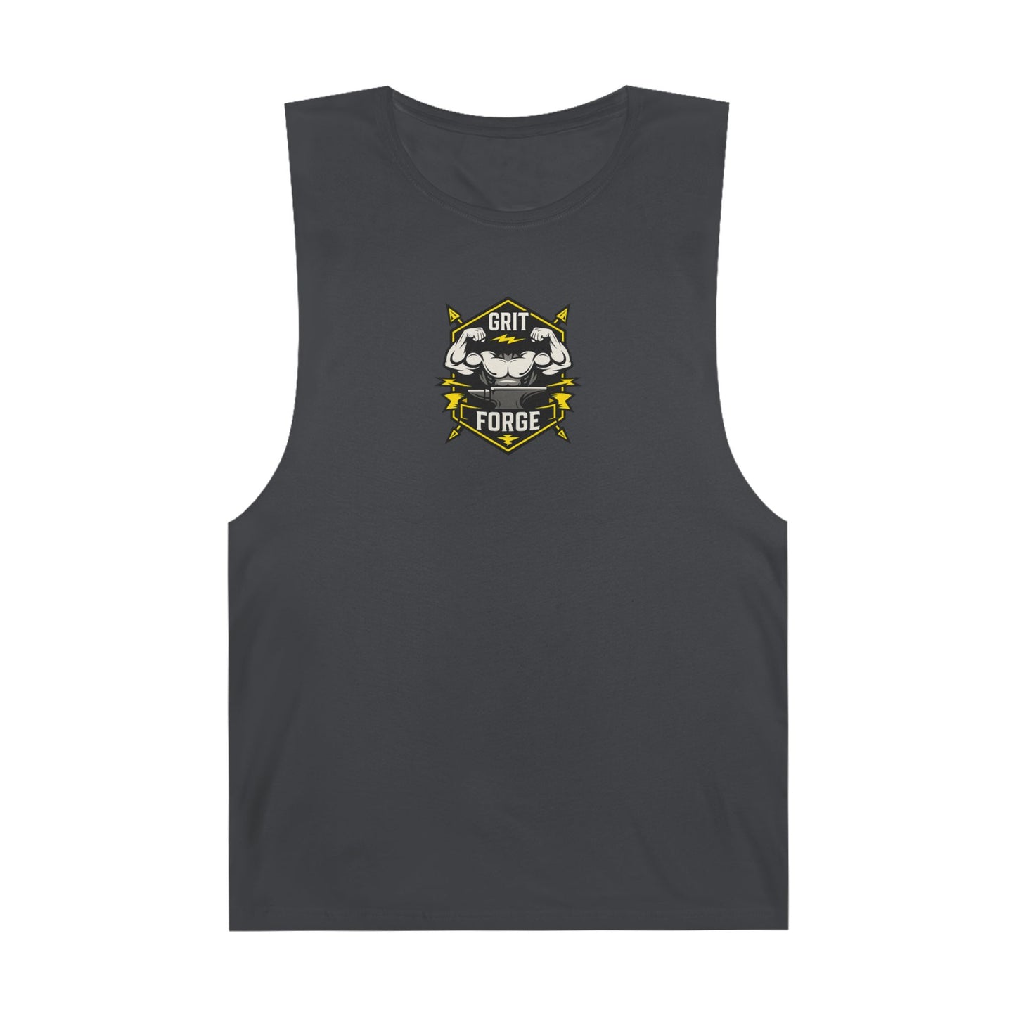 Grit Forge Athletics Tank - "Forge Your Form" Motivational Fitness Tank Top