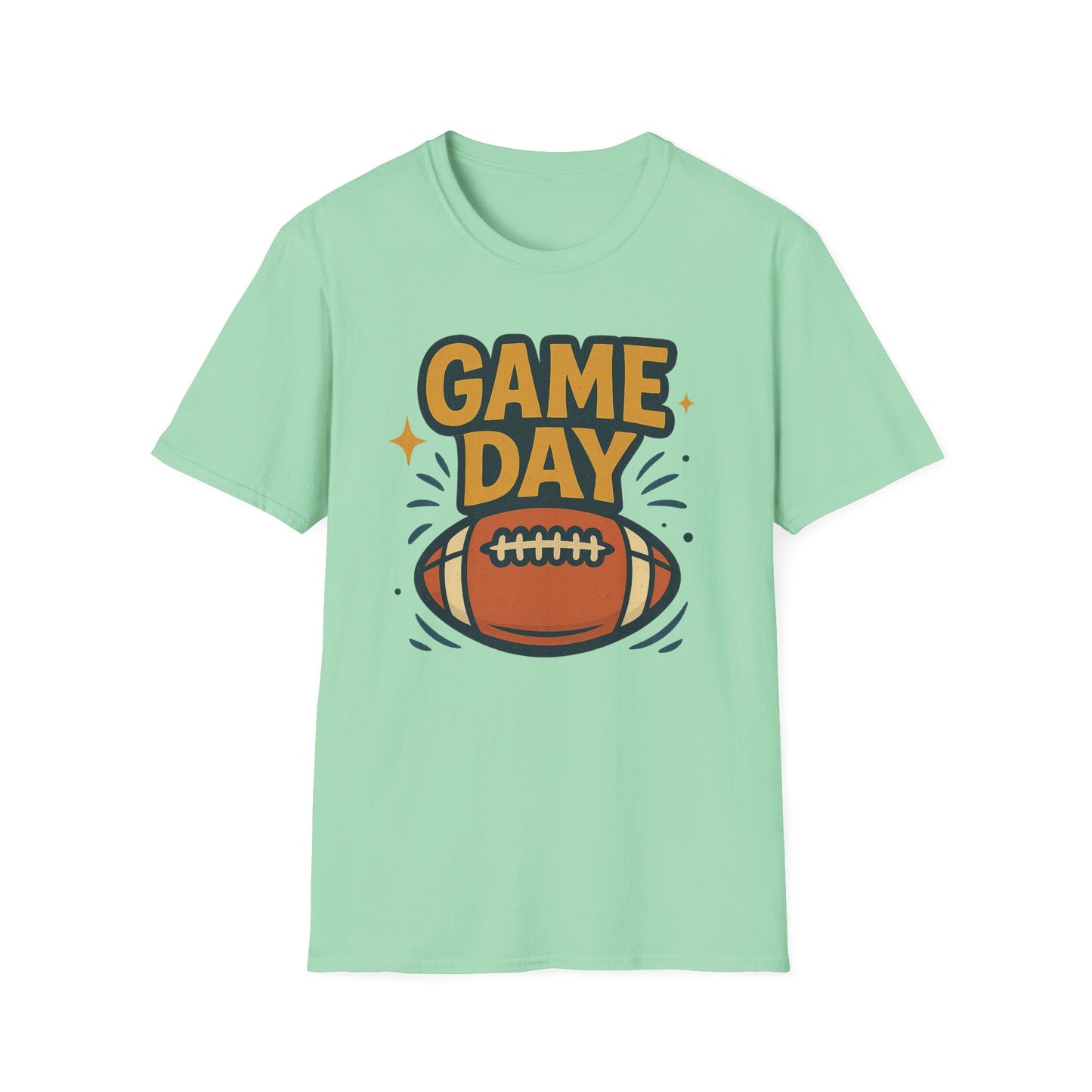 Football Game Day Softstyle T-Shirt for Him or Her