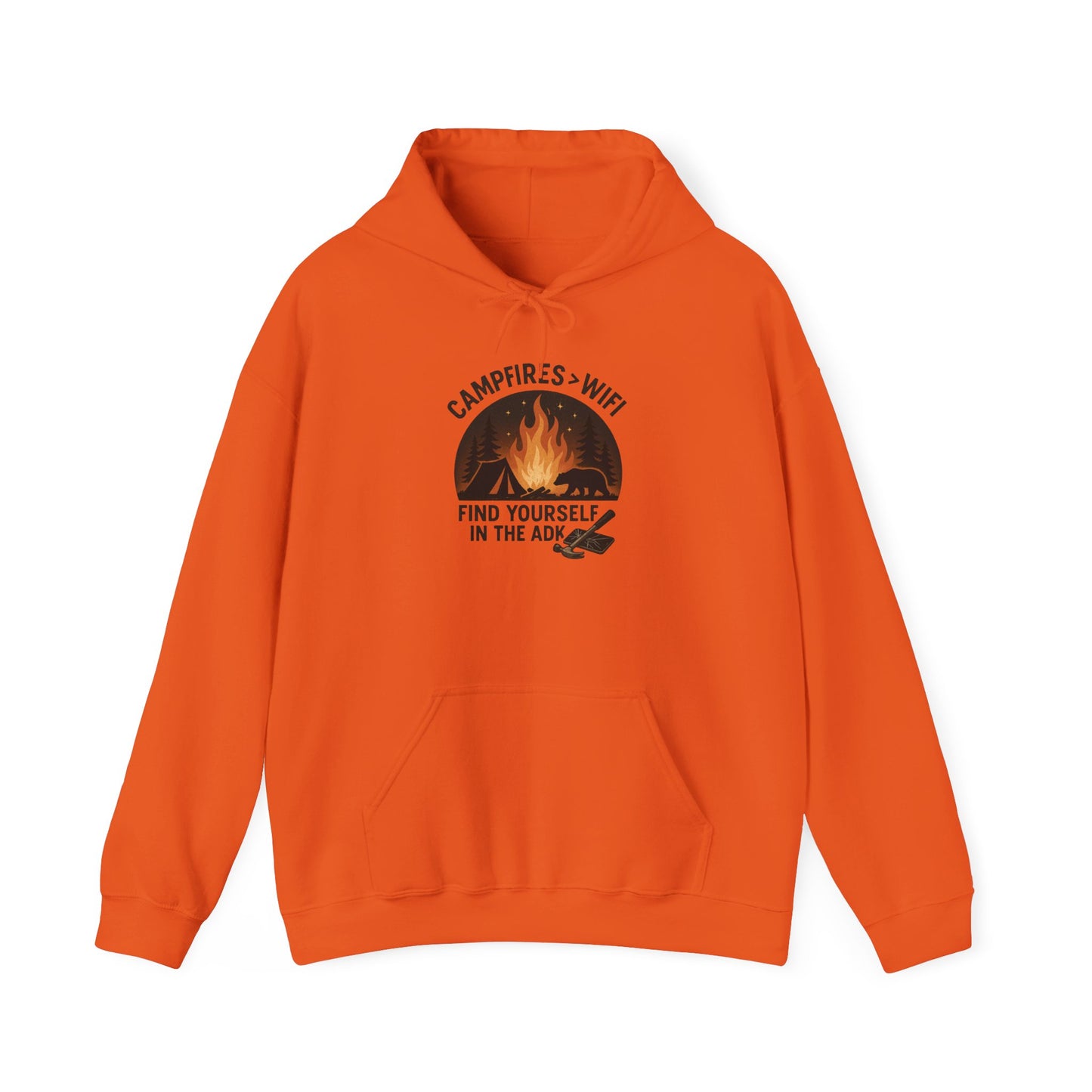 Campfire Vibes Hoodie Graphic Heavy Blend Sweatshirt