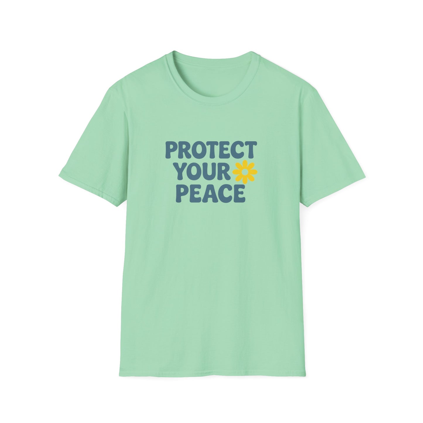 "Protect Your Peace" Casual Softstyle Tee-Shirt