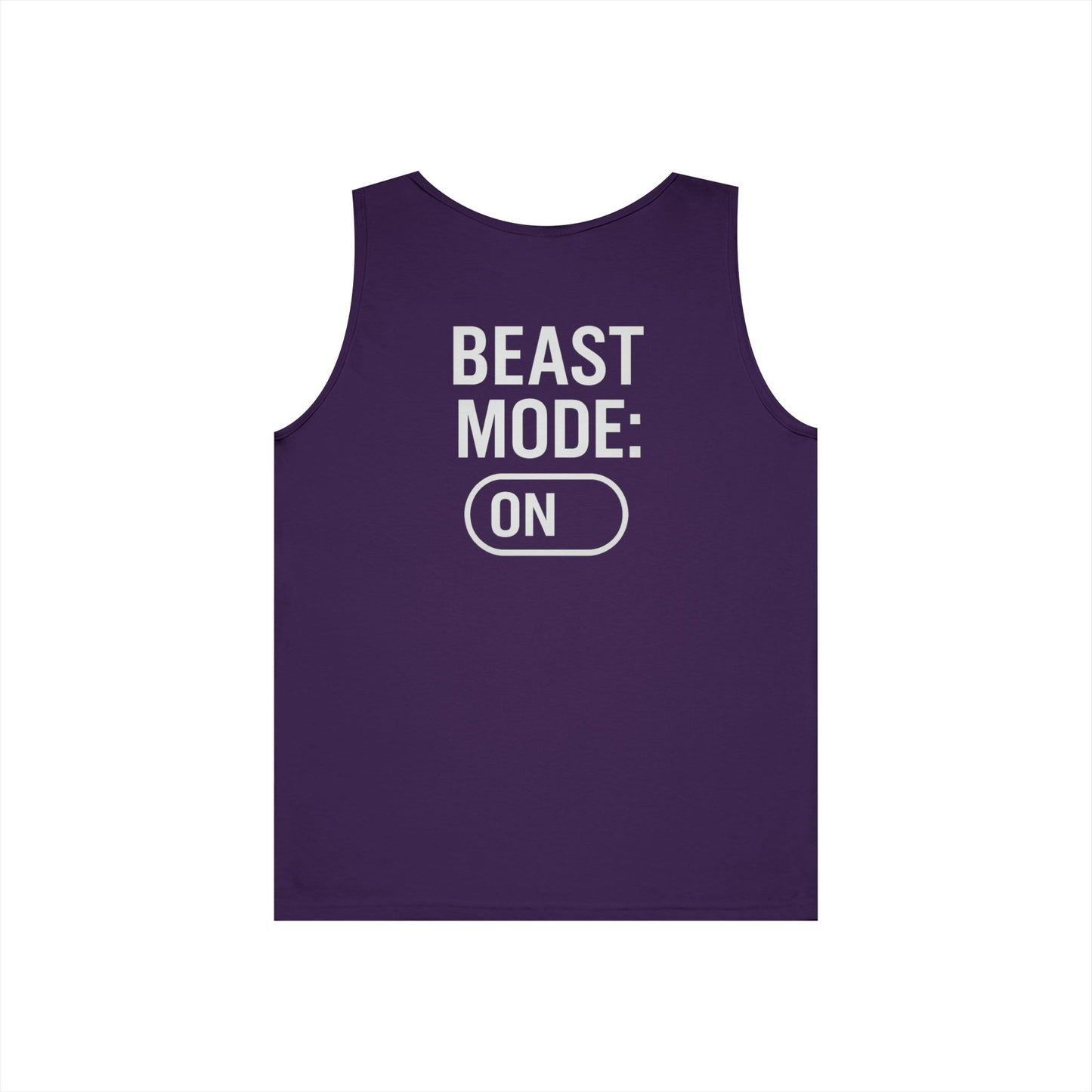 Grit Forge Athletics - Beast Mode Heavy Cotton Tank Top for Gym Lovers