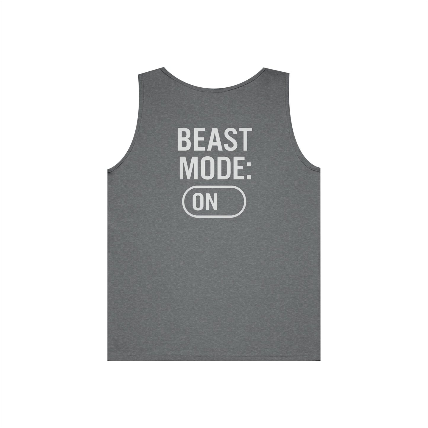 Grit Forge Athletics - Beast Mode Heavy Cotton Tank Top for Gym Lovers