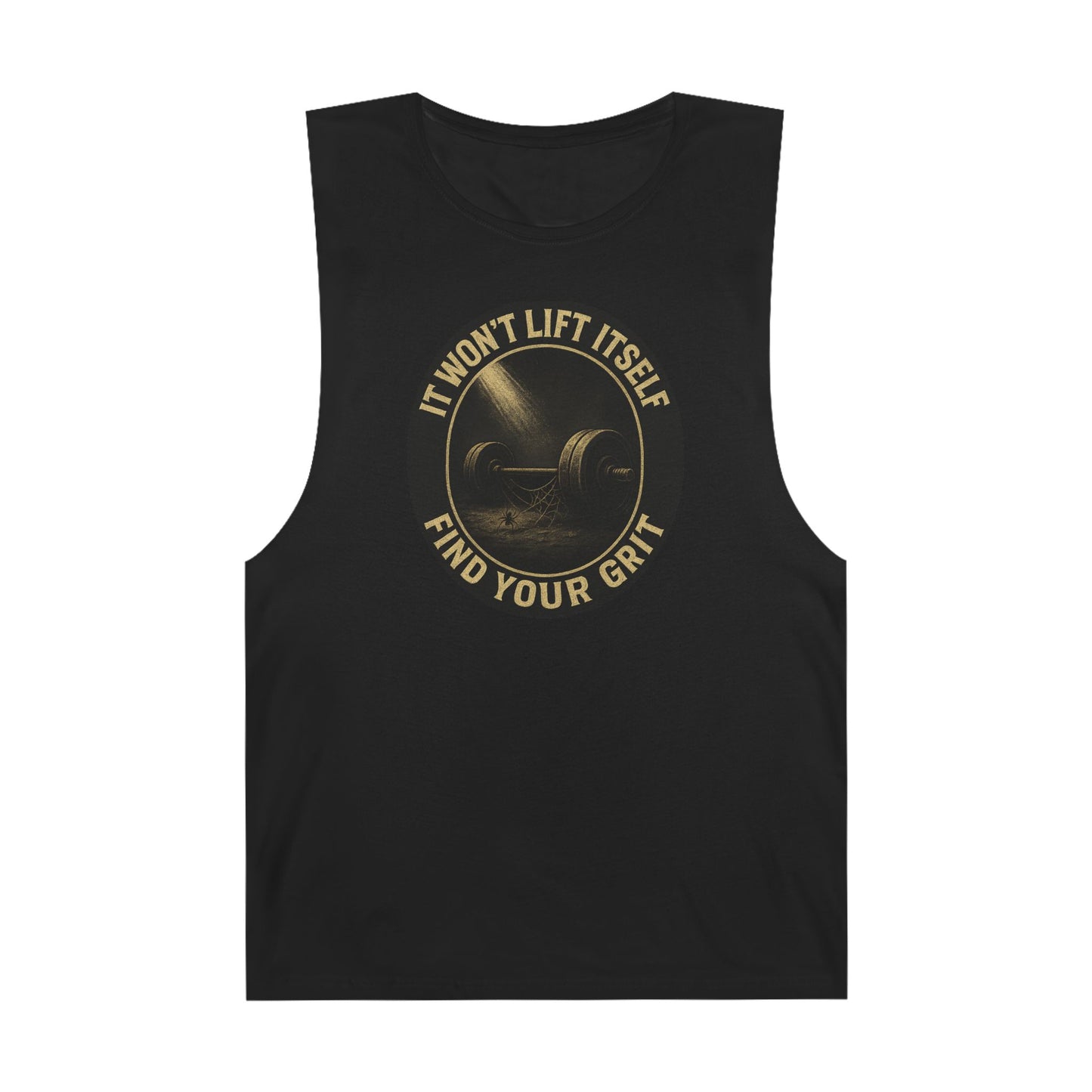 Grit Forge Athletics - "It Won't Lift Itself" Motivational Tank Top