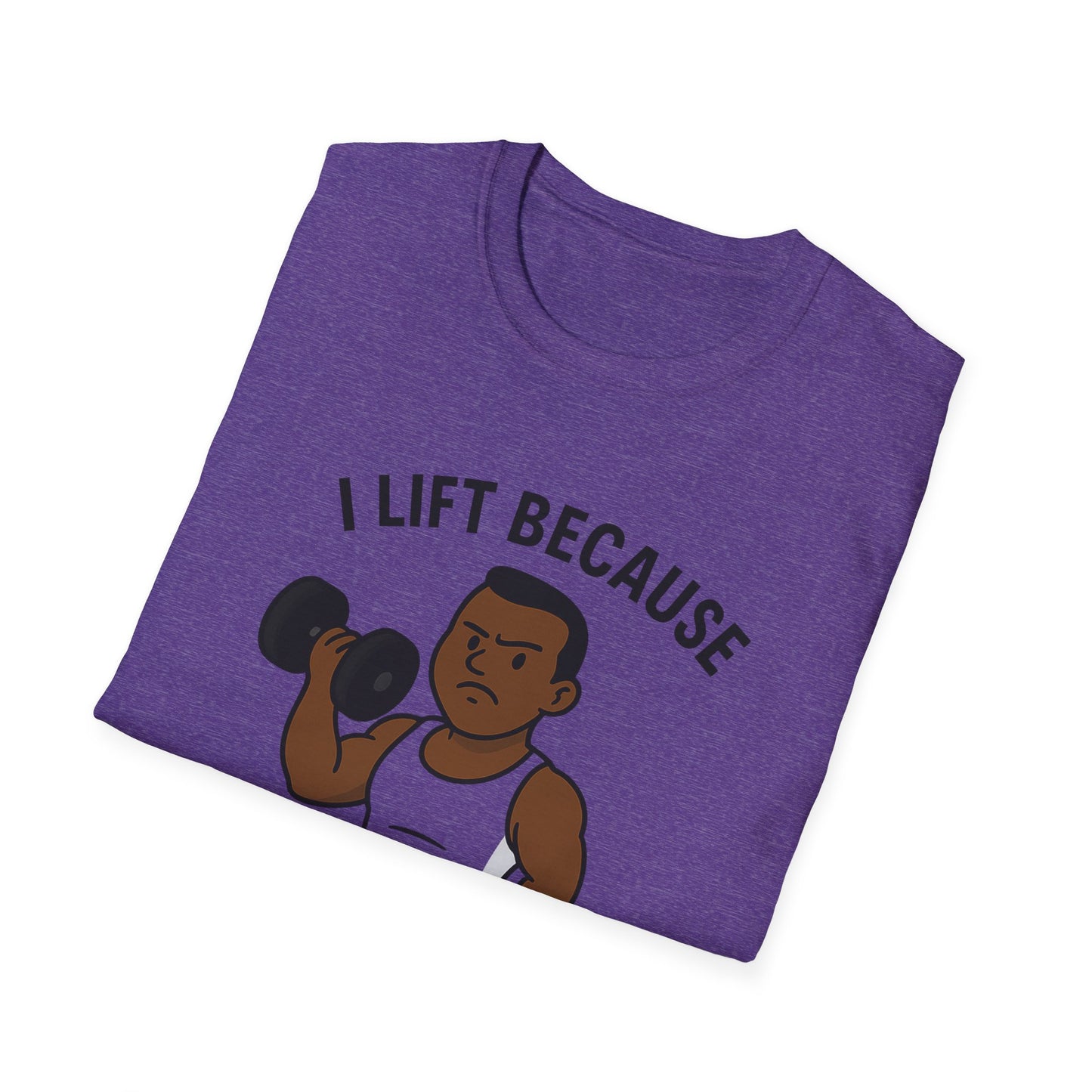 Grit Forge Athletics - "I Lift Because Punching People is Frowned Upon" Weightlifting Tee