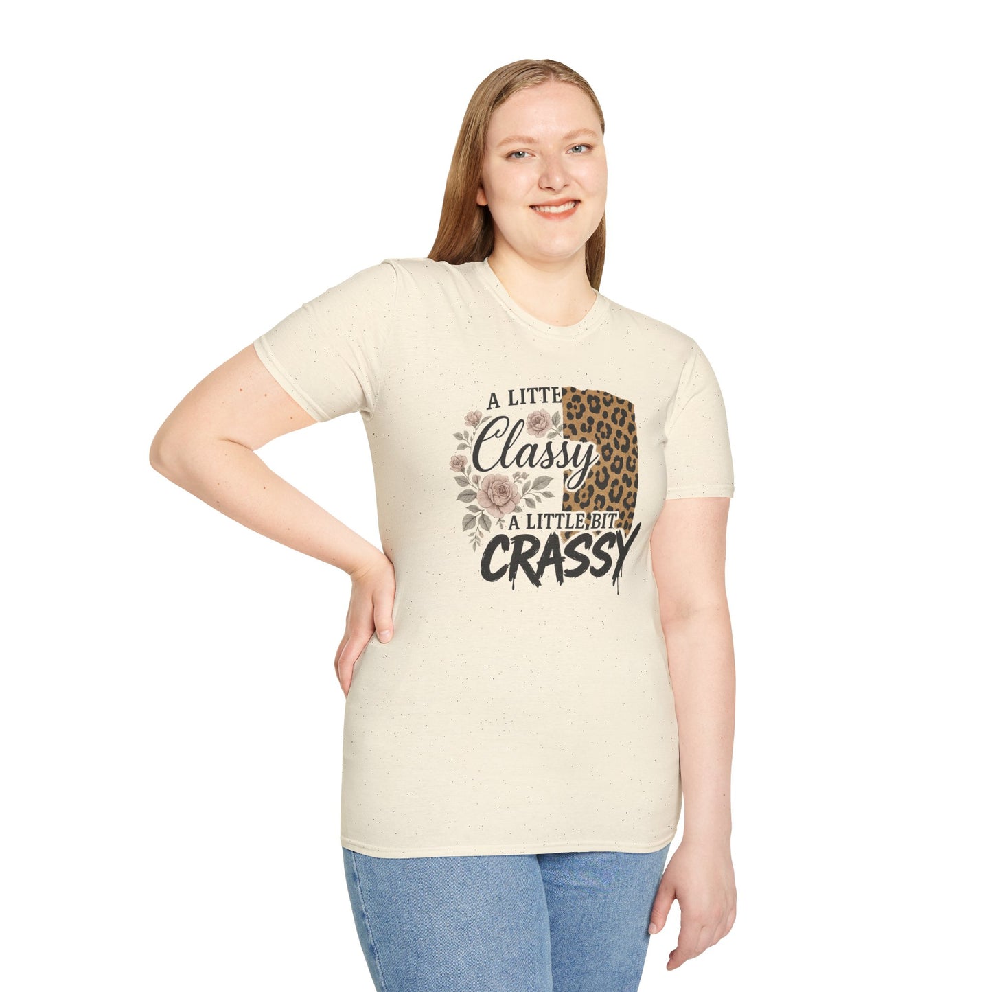 "A Little Classy, A Little Bit Crassy" Women's Casual Tee-Shirt