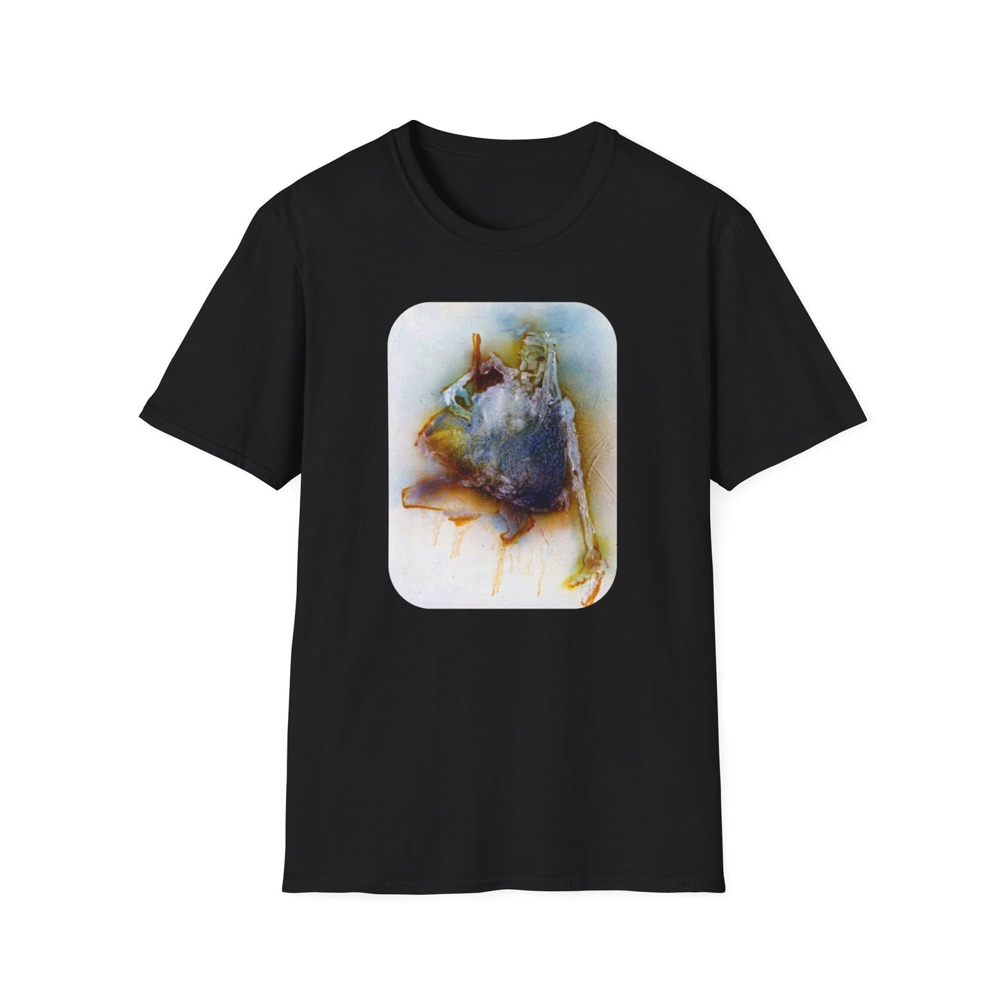 Creative 1960s Impressionistic Artwork Tee - "Sideshow"