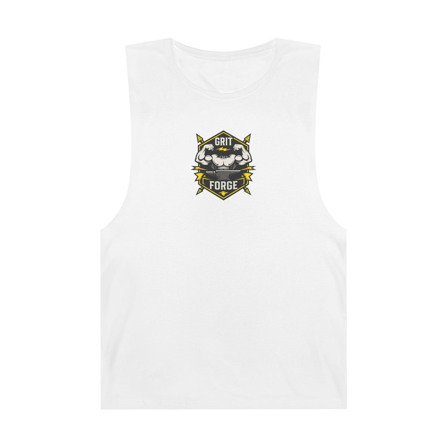 Grit Forge Athletics Tank - "Forge Your Form" Motivational Fitness Tank Top