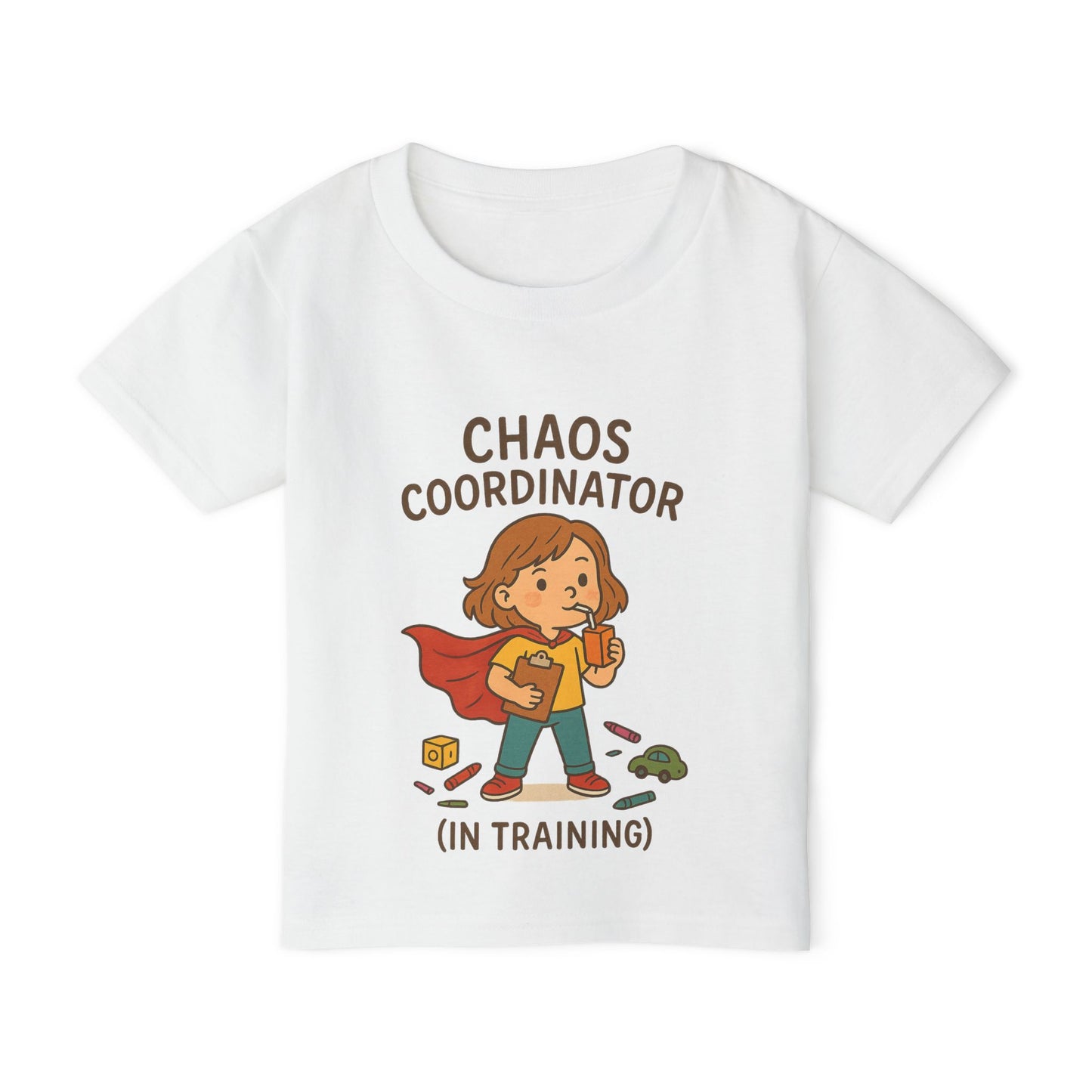 TODDLERS' "Chaos Coordinator" Funny T-Shirt for Girls