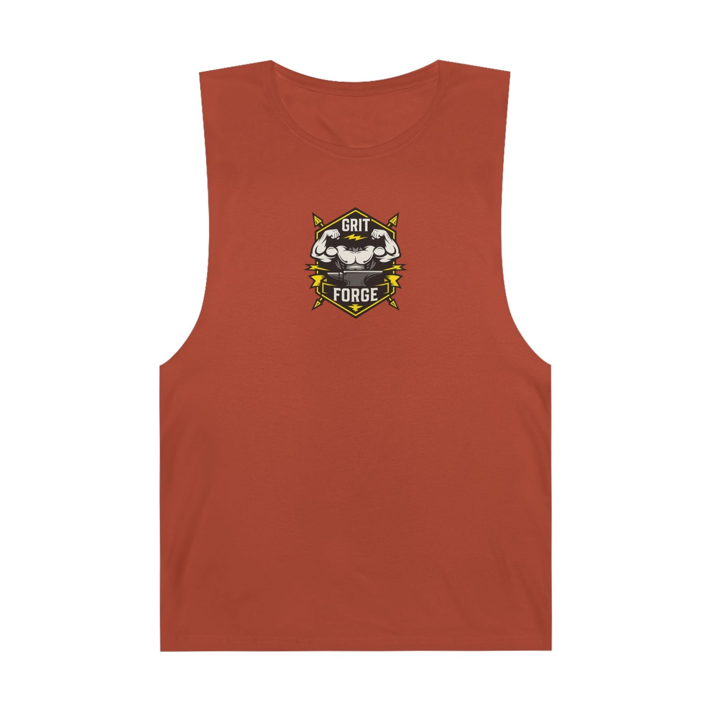 Grit Forge Athletics Tank - "Forge Your Form" Motivational Fitness Tank Top
