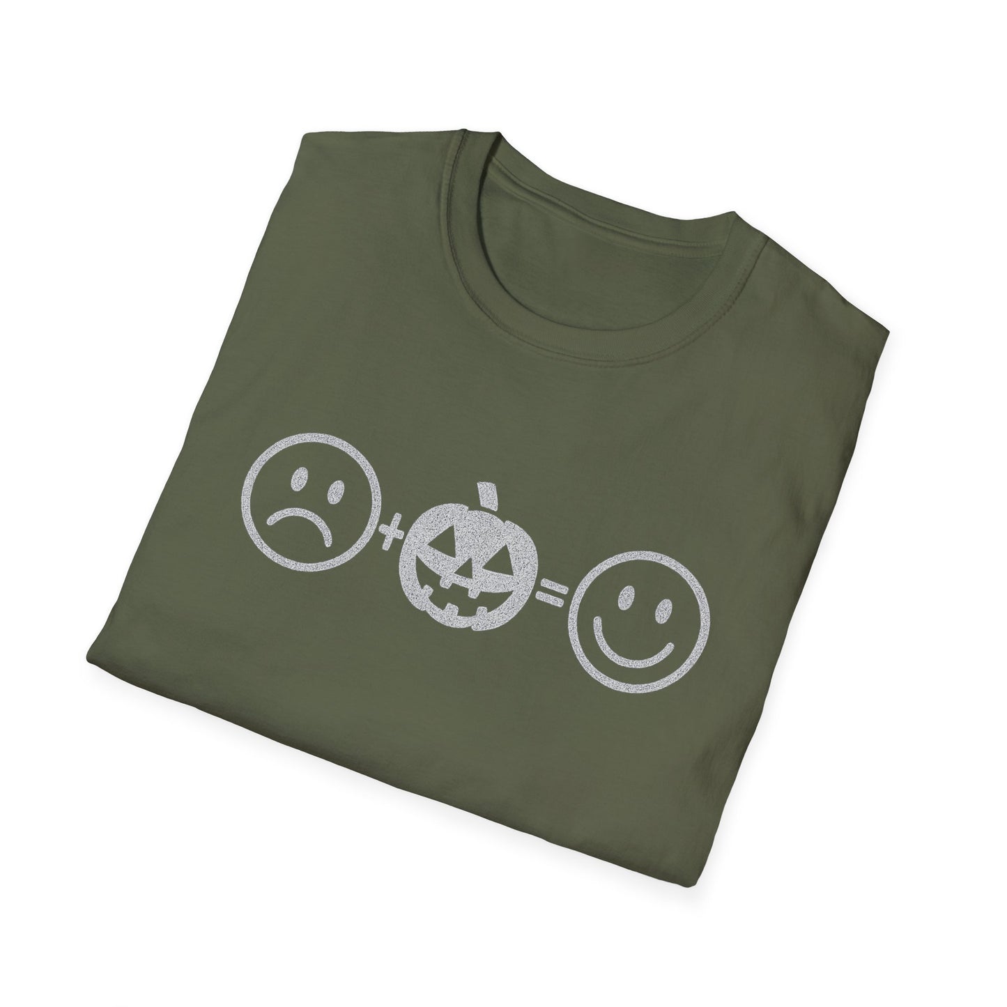 Halloween Makes Me Happy Casual Tee-Shirt