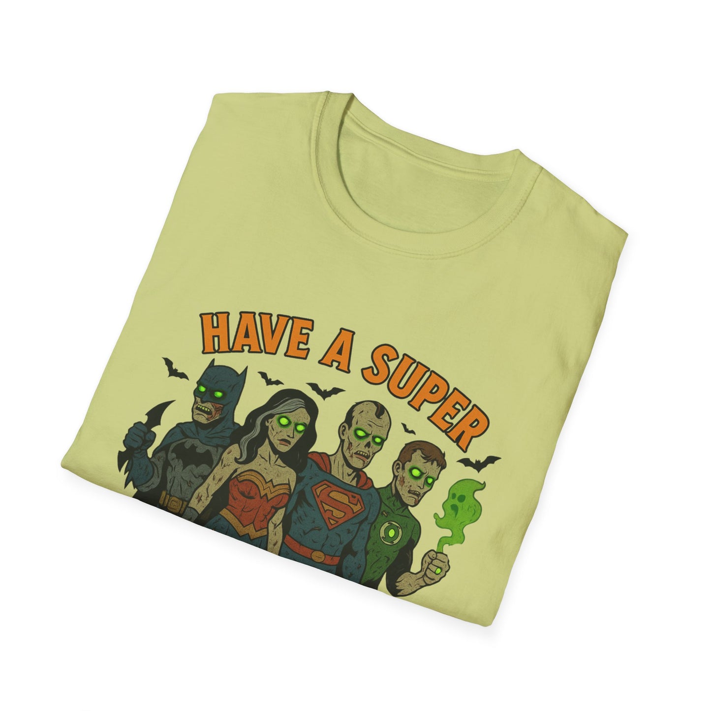 Halloween Superhero Graphic Zombie Tee-Shirt