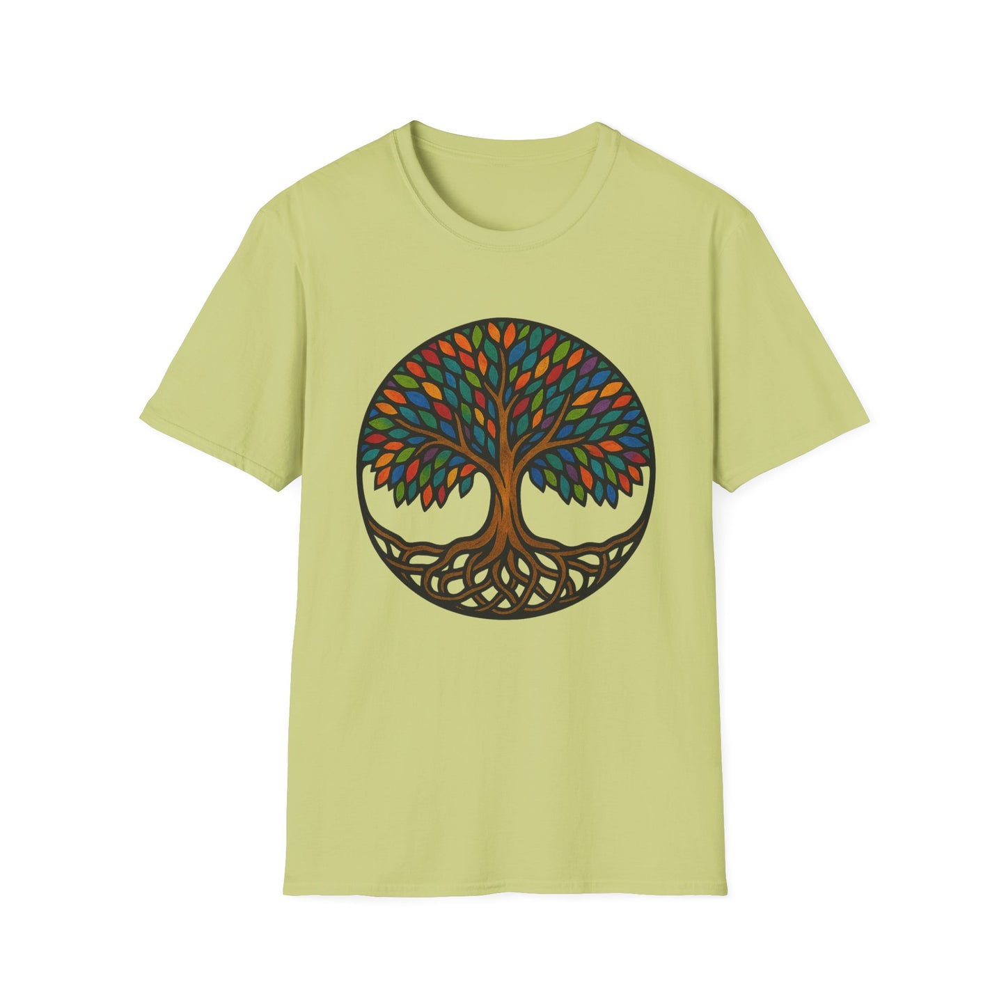 Yggdrasil, Tree of Life Softstyle Casual Tee-Shirt