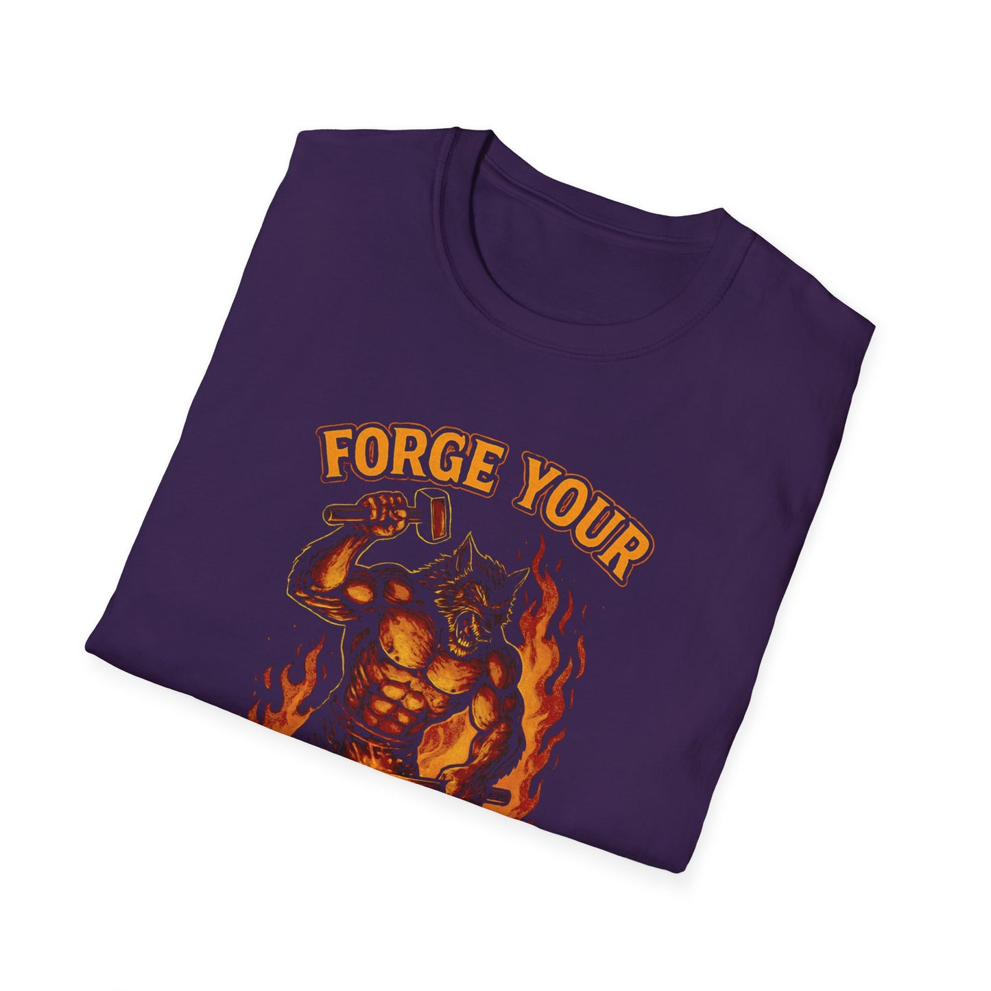 Grit Forge Athletics - "Forge Your Form" Weight Lifting Tee