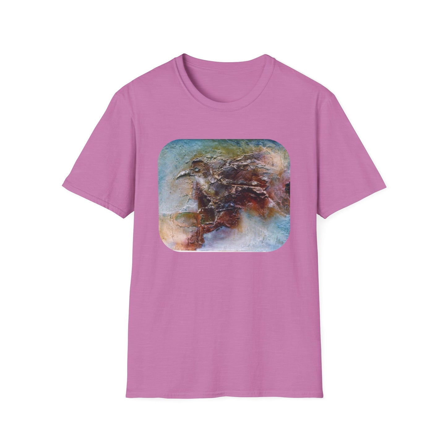 Nature-Inspired Authentic 1960s Painting Print Tee - "Dark Omen"