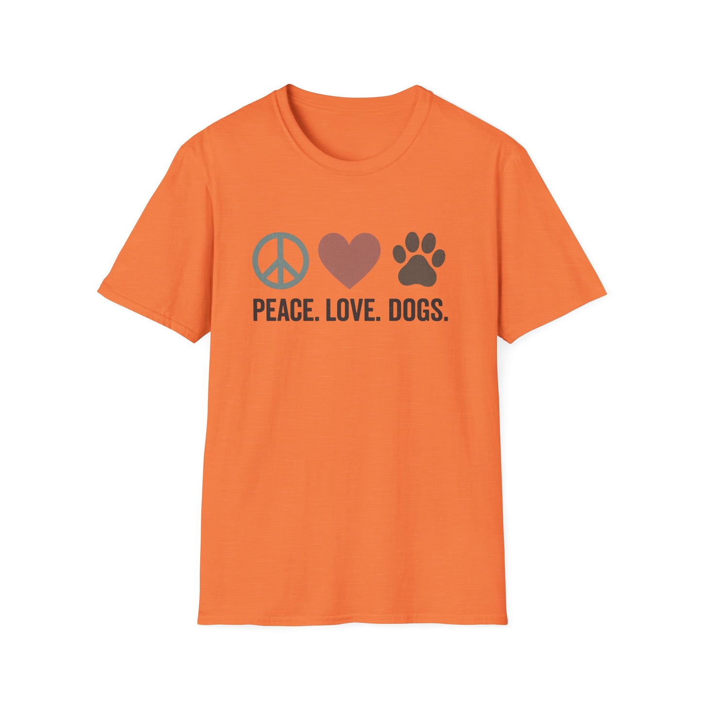 "Peace Love Dogs" Cute Pet Lover's Tee