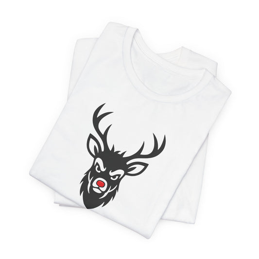 Edgy Rudolph the Reindeer Christmas Tee