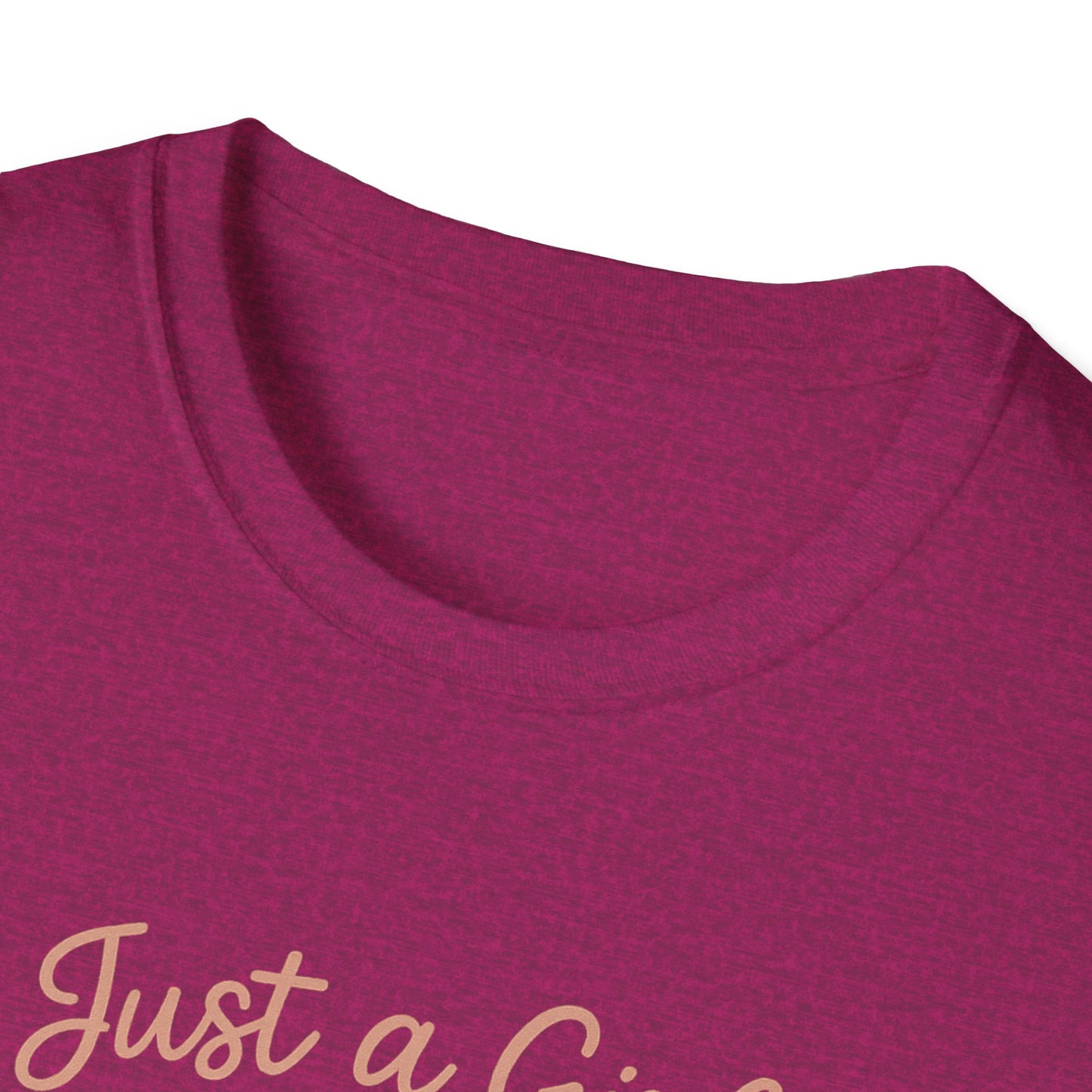 Dachshund Lover Casual Tee-Shirt, "Just a Girl Who Loves Dachshunds"