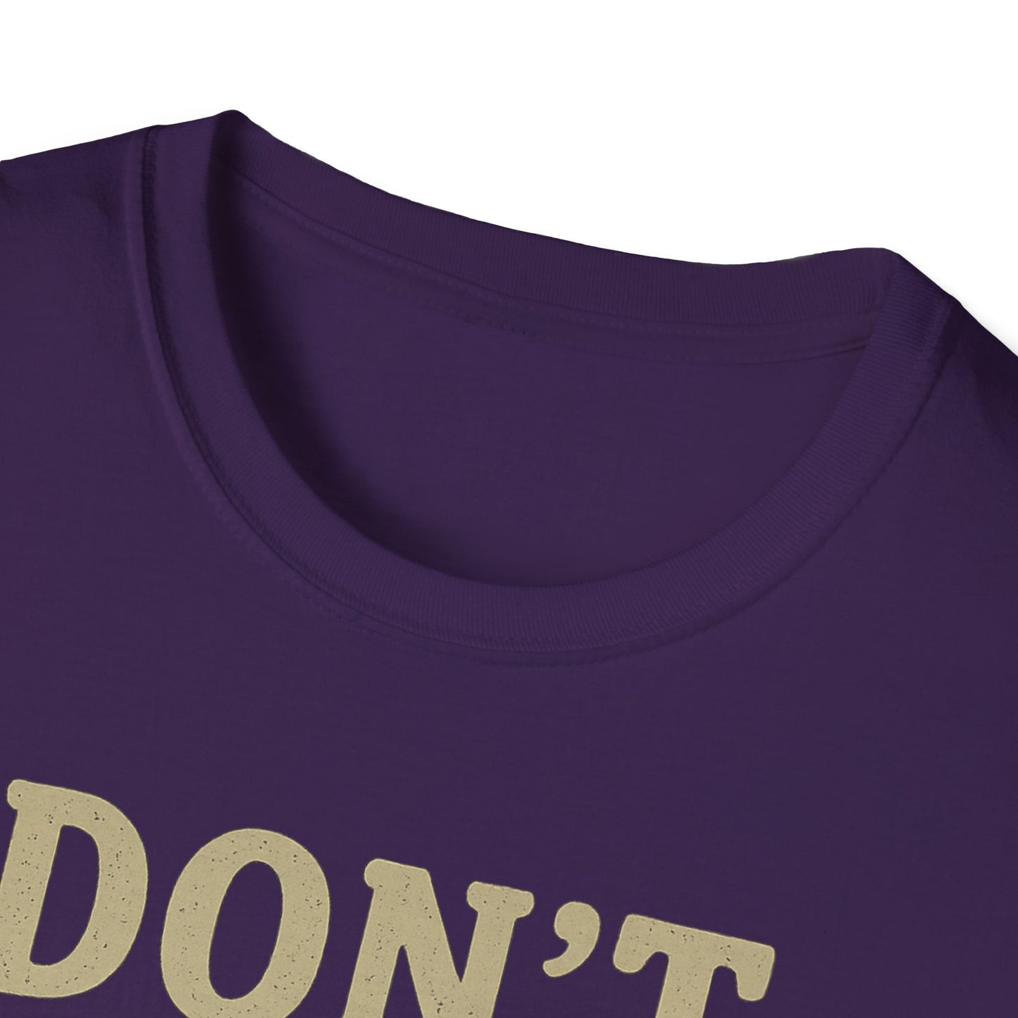 "Don't Talk to Me without Coffee" Funny Coffee Lover's Casual Tee-Shirt