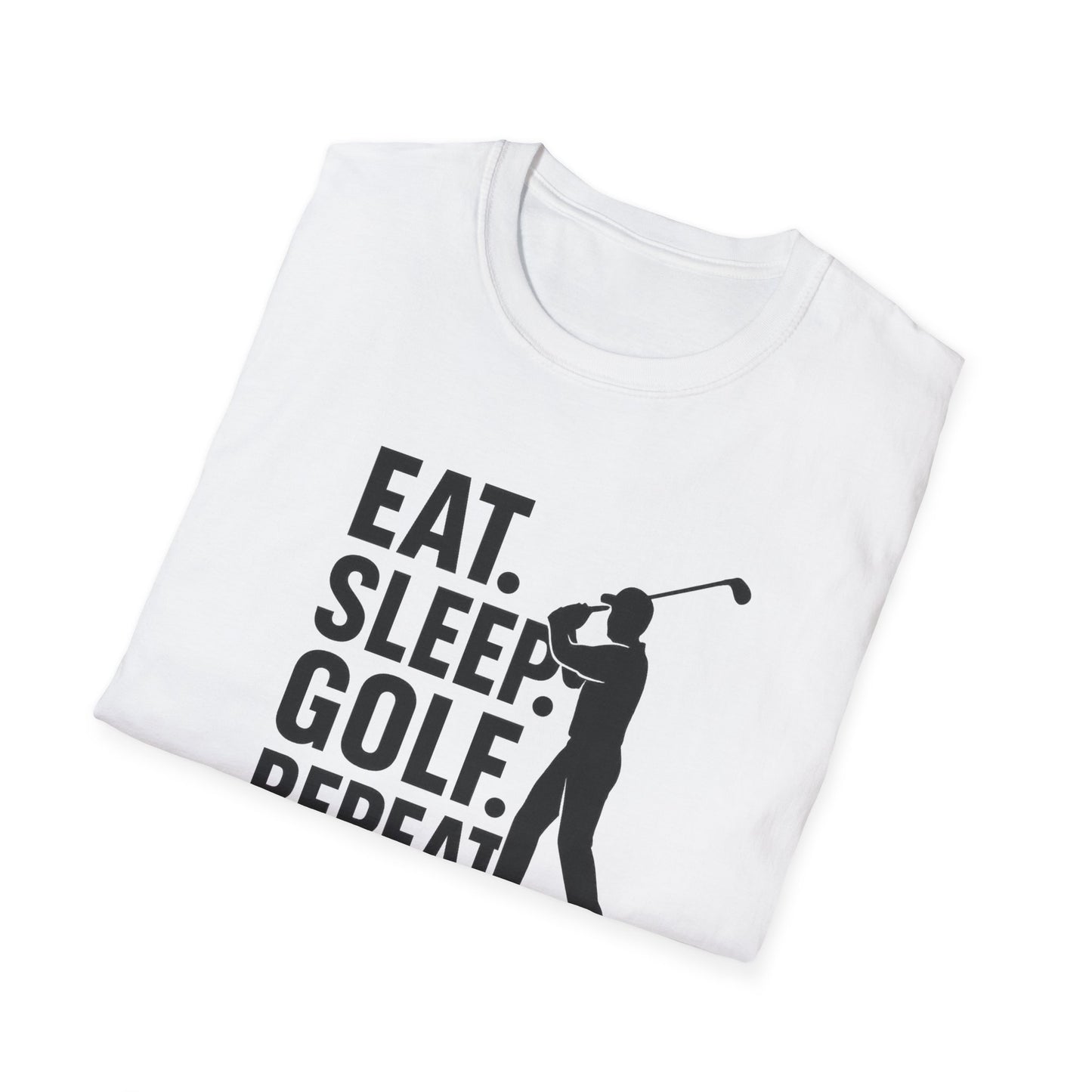 "Eat Sleep Golf Repeat" Golf Lover's T-Shirt