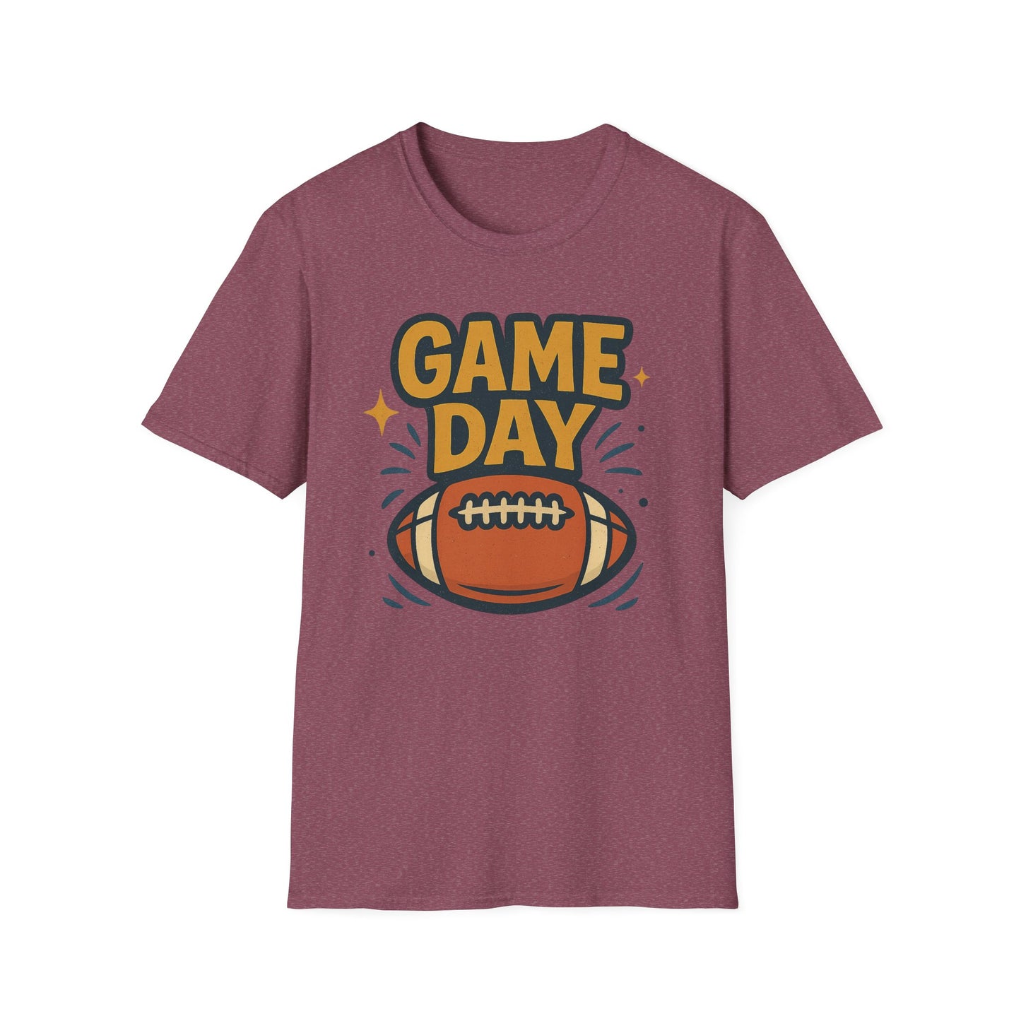 Football Game Day Softstyle T-Shirt for Him or Her